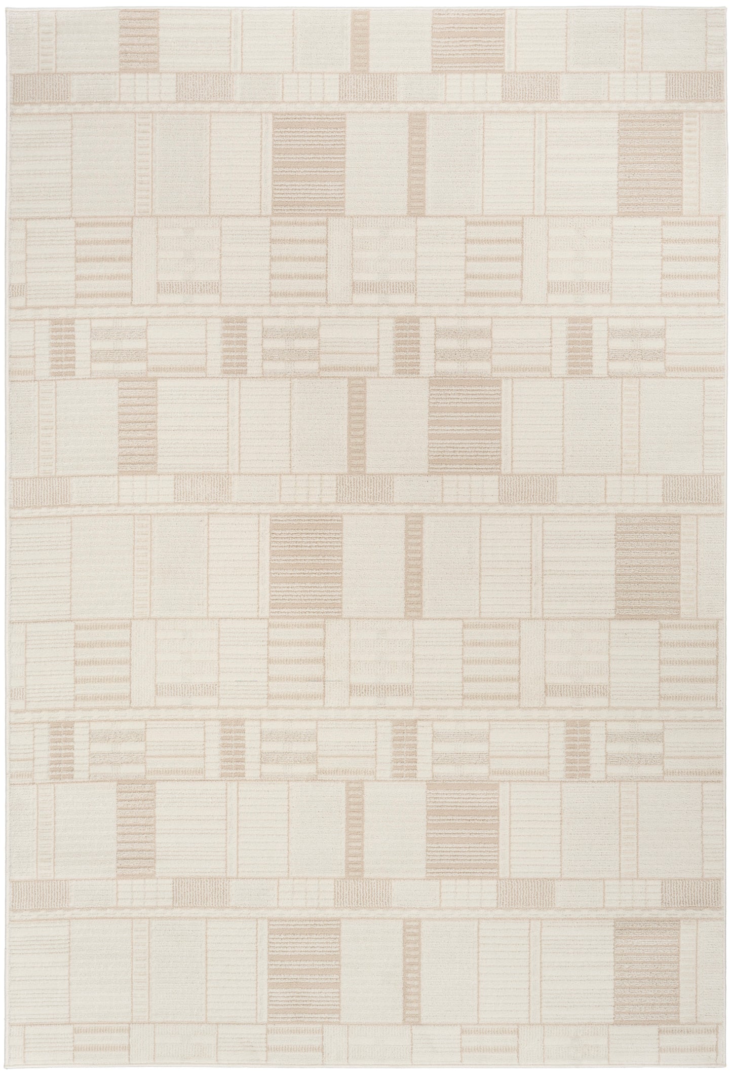 Nourison Nordic 5' x 7' Ivory Beige Modern Indoor Rug