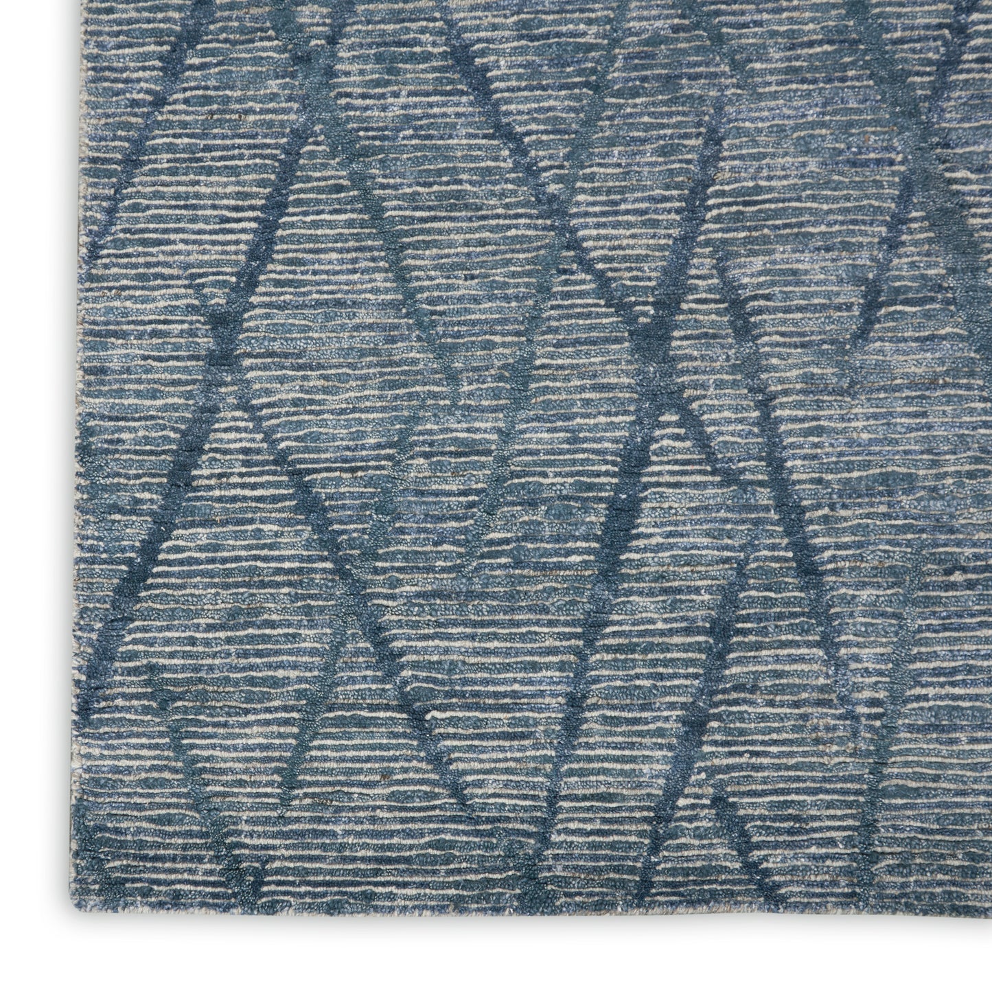 Nourison Ocean 2' x 3' Indigo Modern Indoor Rug
