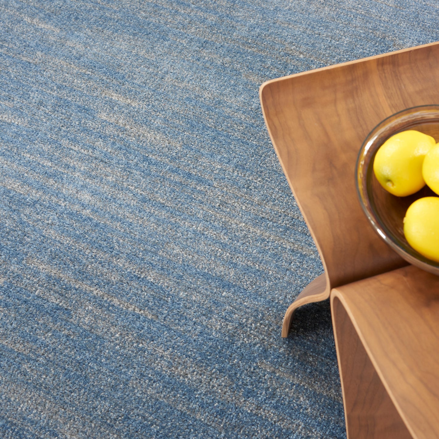 Nourison Nourison Essentials 8' x Round Blue/Grey Outdoor Rug