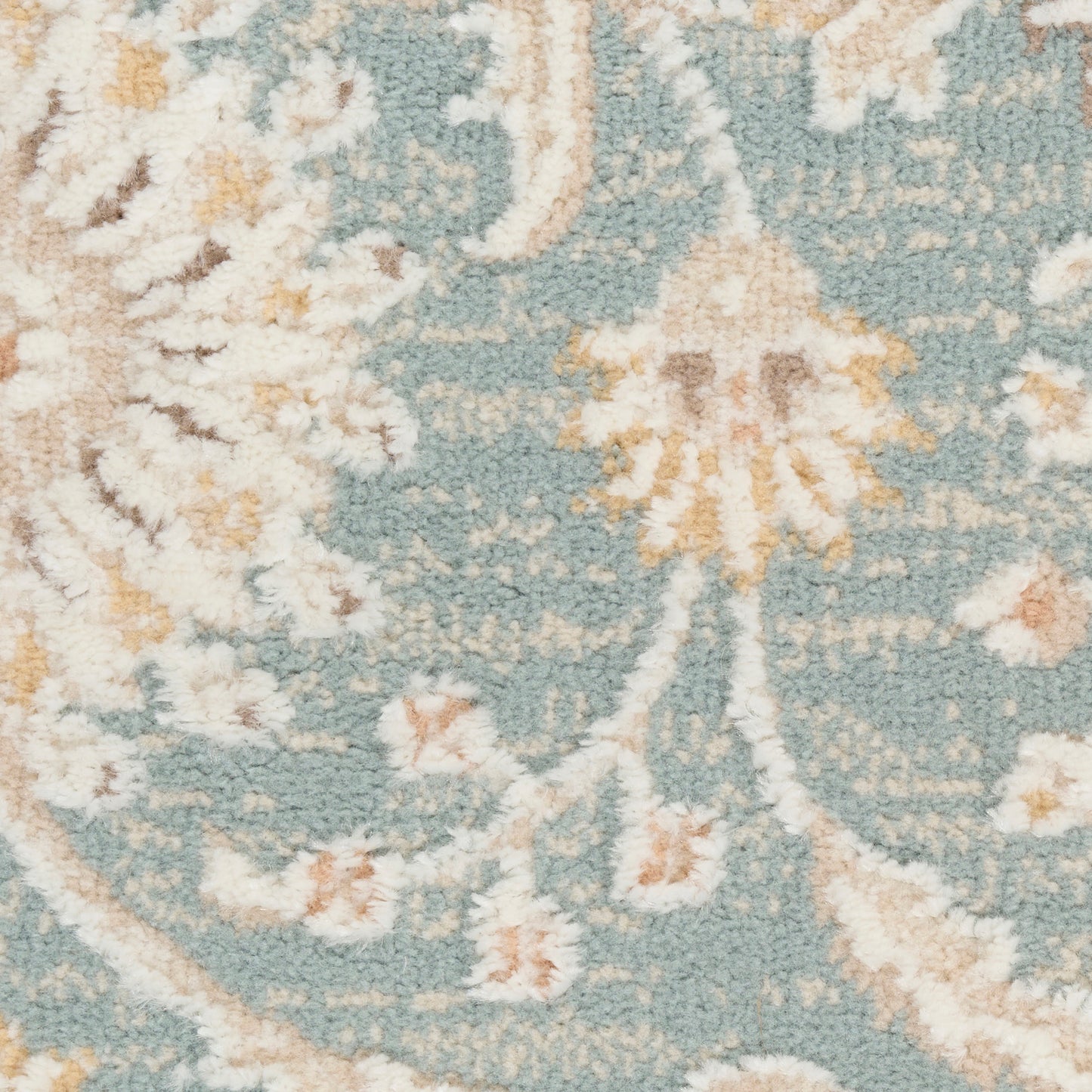 Nourison Isla 7'10" x 9'10" Blue Vintage Indoor Rug