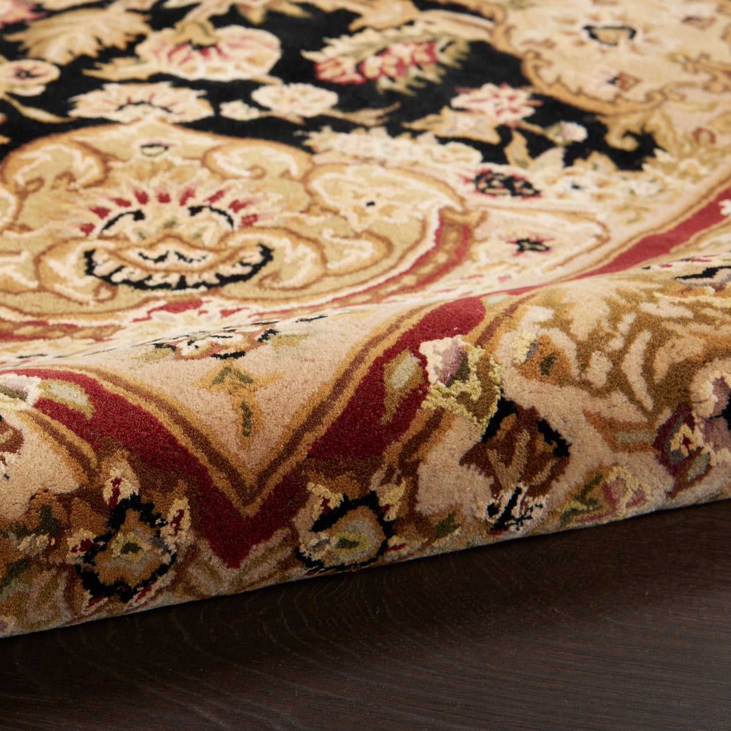 Nourison Nourison 2000 7'9" x 9'9" Black Traditional Indoor Rug