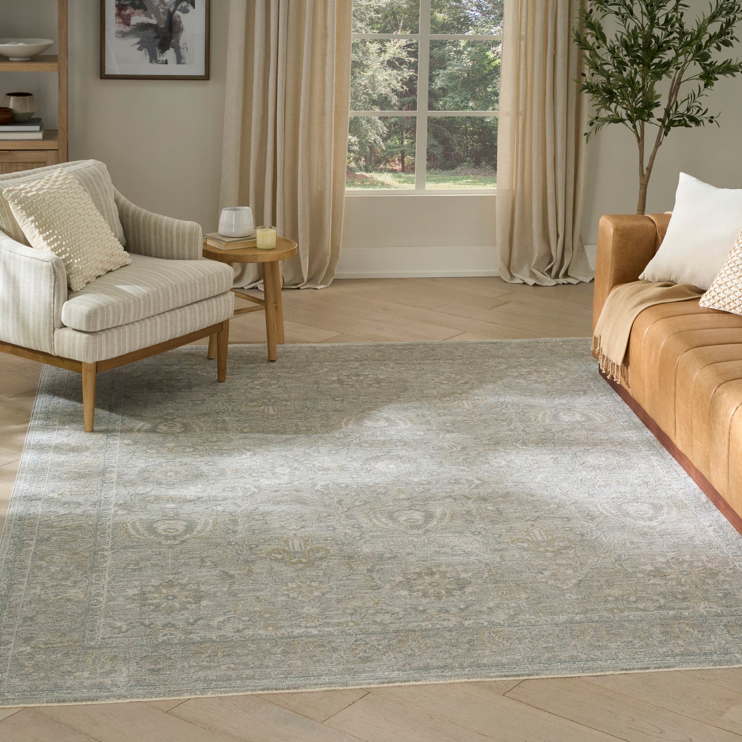 Nourison Envy 9'3" x 12'7" Grey Vintage Indoor Rug
