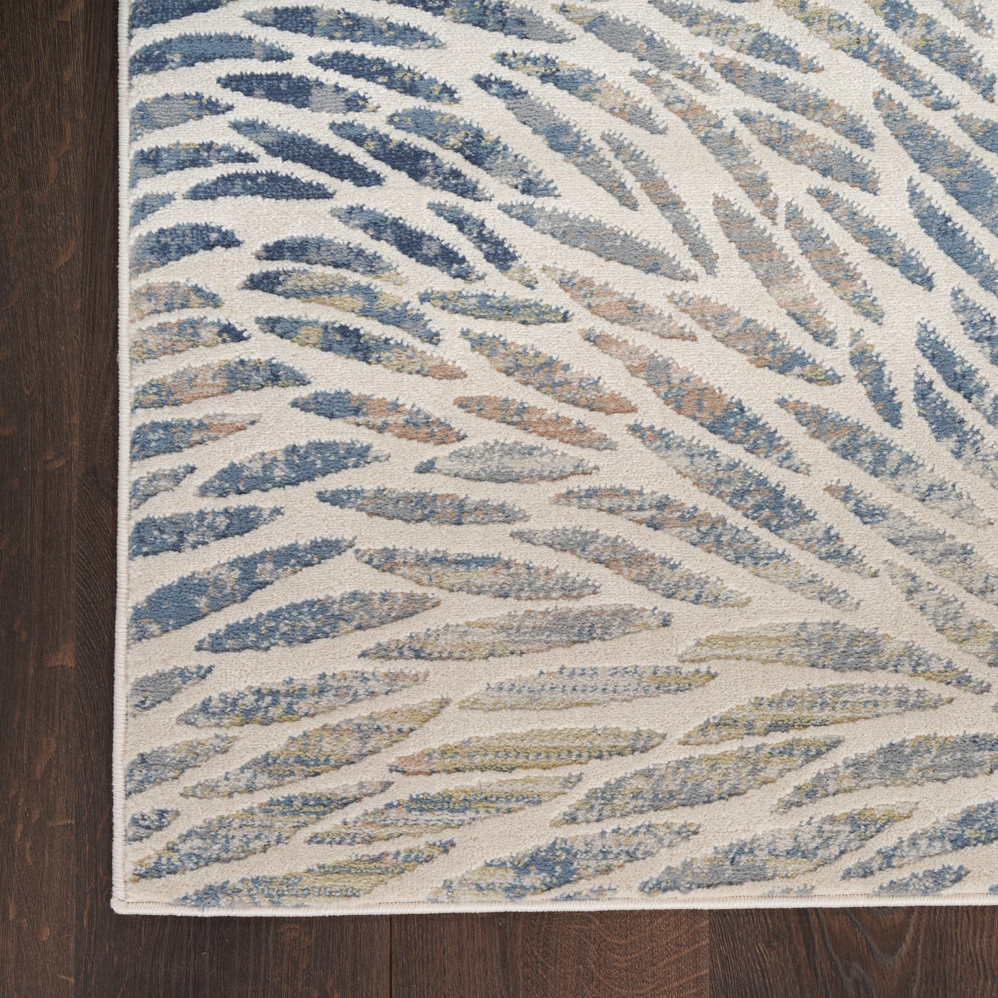 Nourison Exhale 2'2" x 7'6" Multicolor Modern Indoor Rug