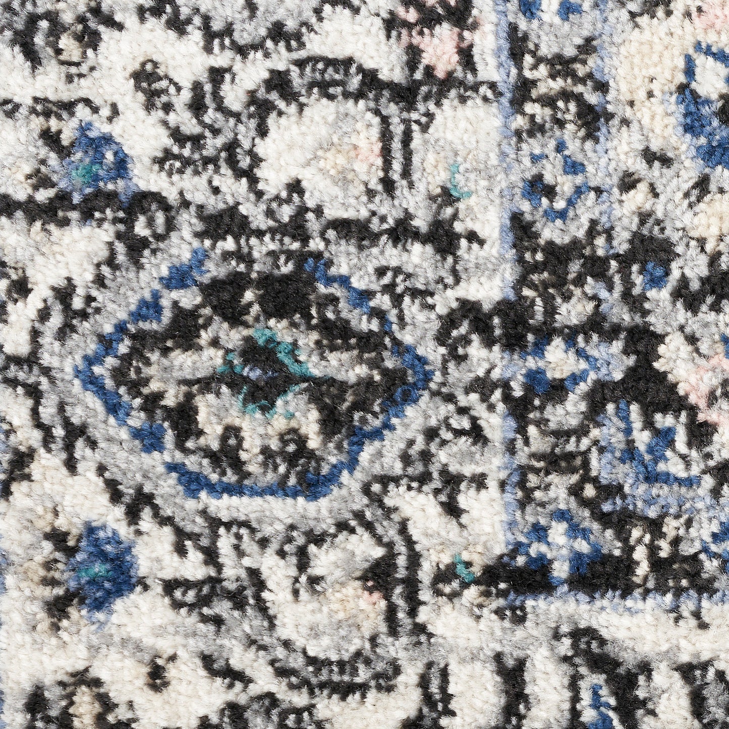 Nourison Passion 1'10" x 2'10" Black Ivory Vintage Indoor Rug