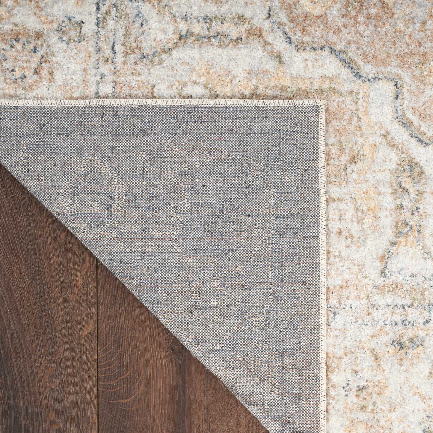 Nourison Astra Machine Washable 9' x 12' Beige Vintage Indoor Rug