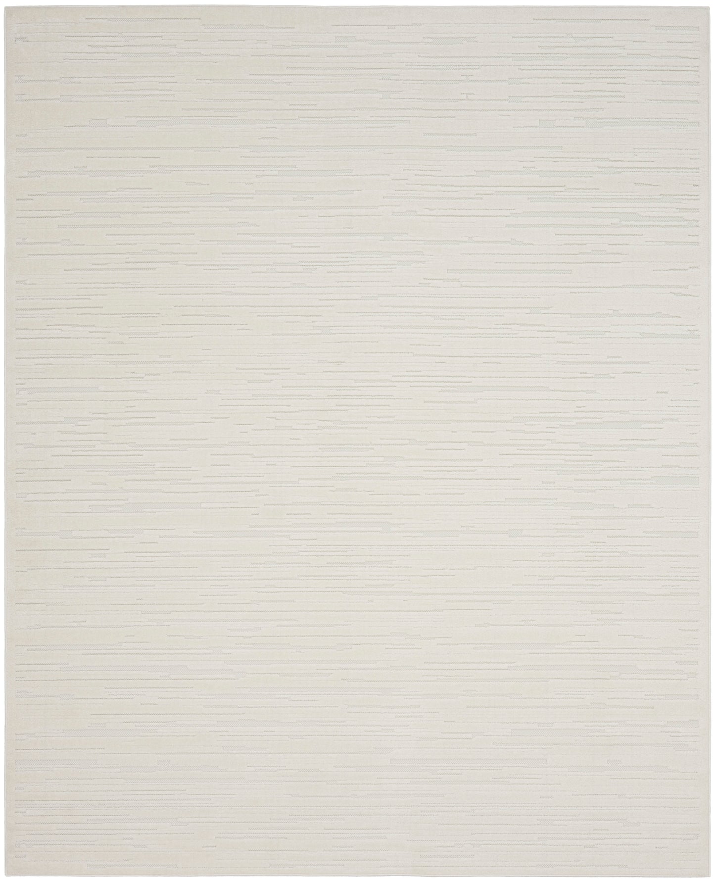 Nourison Care Free 7'10" x 9'10" Ivory Modern Indoor Rug