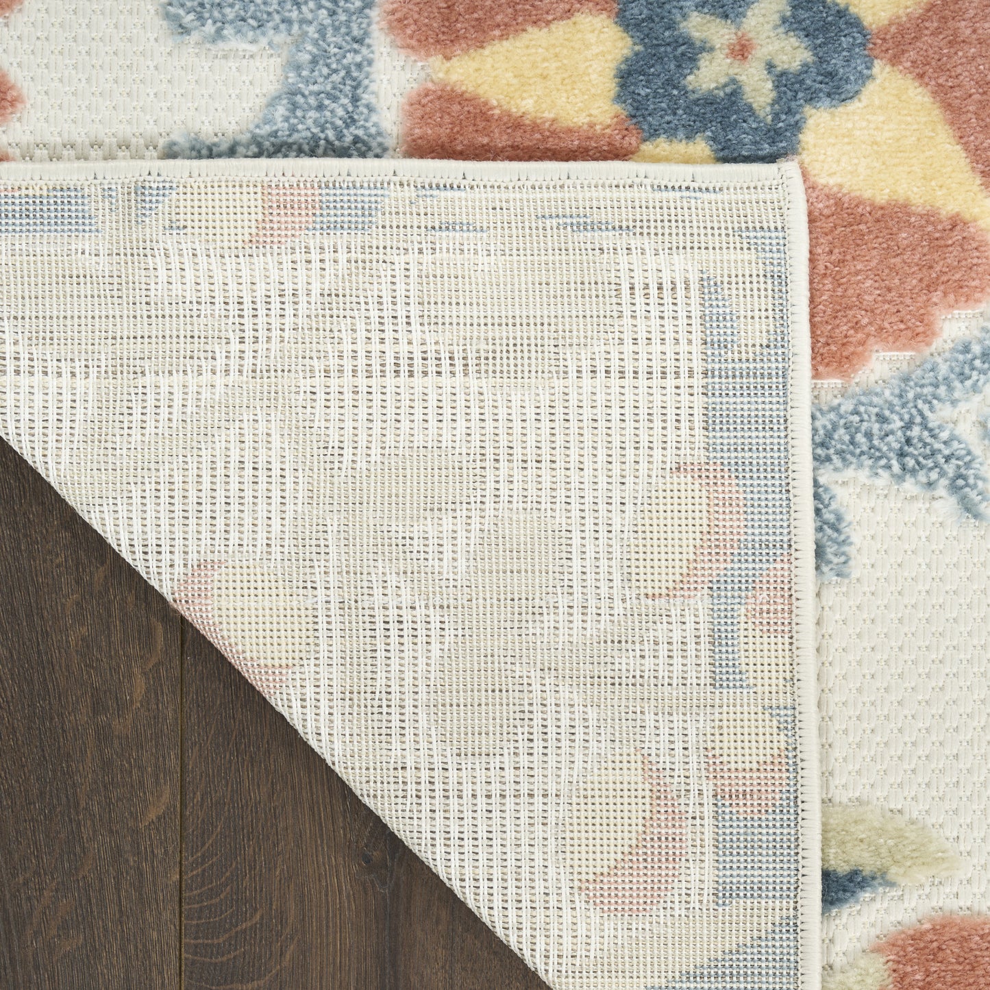 Nourison Aloha 7'10" x 10'6" Grey Multicolor Farmhouse Rug