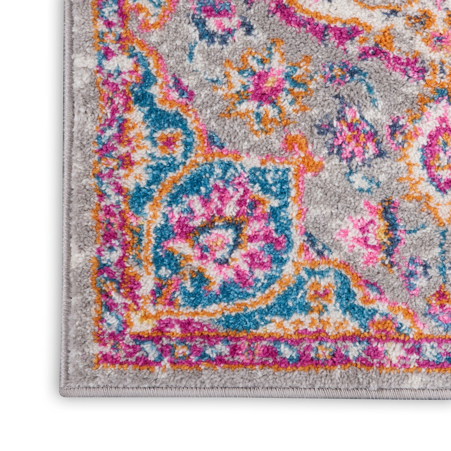 Nourison Passion 1'10" x 2'10" Grey/Multi Transitional Indoor Rug