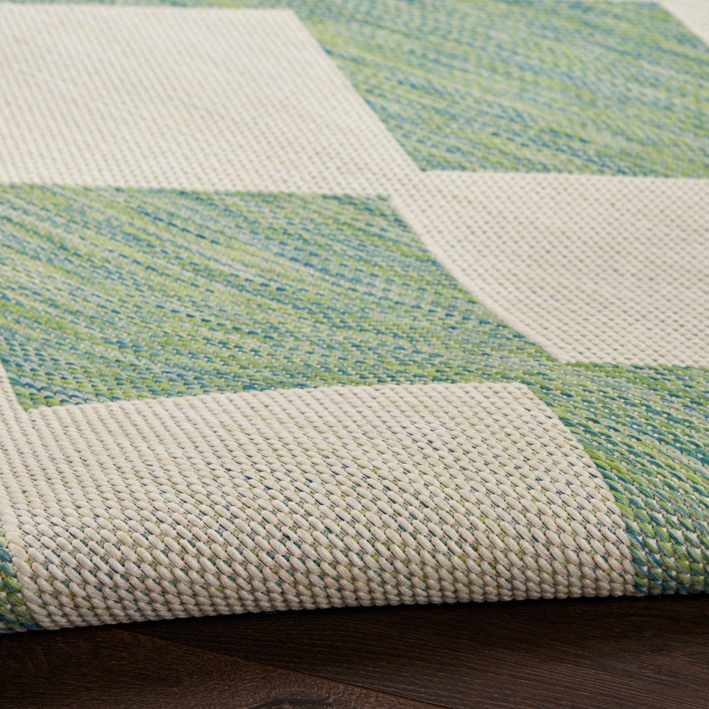Nourison Positano 7' x 10' Blue Green Modern Rug