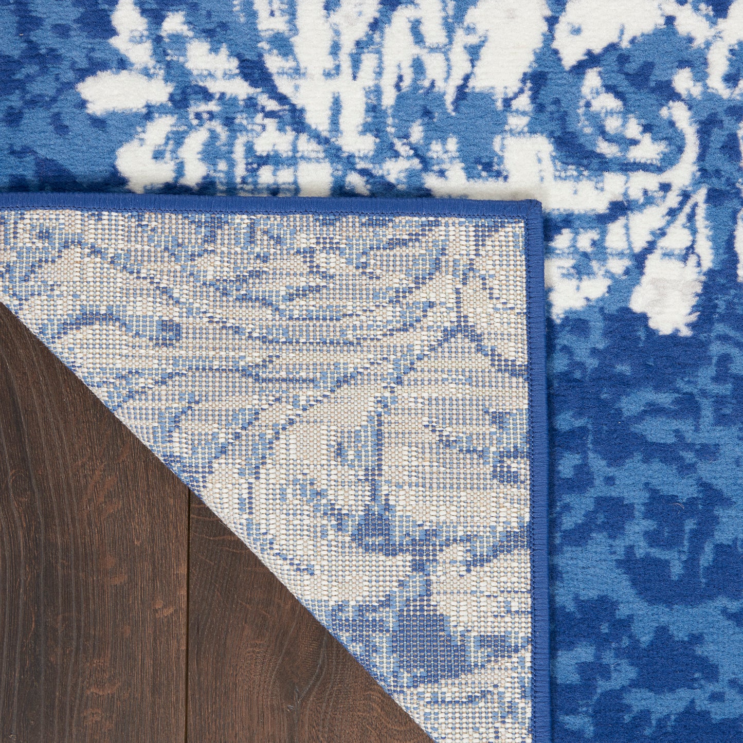 Nourison Whimsicle 5' x 7' Navy Ivory Farmhouse Indoor Rug