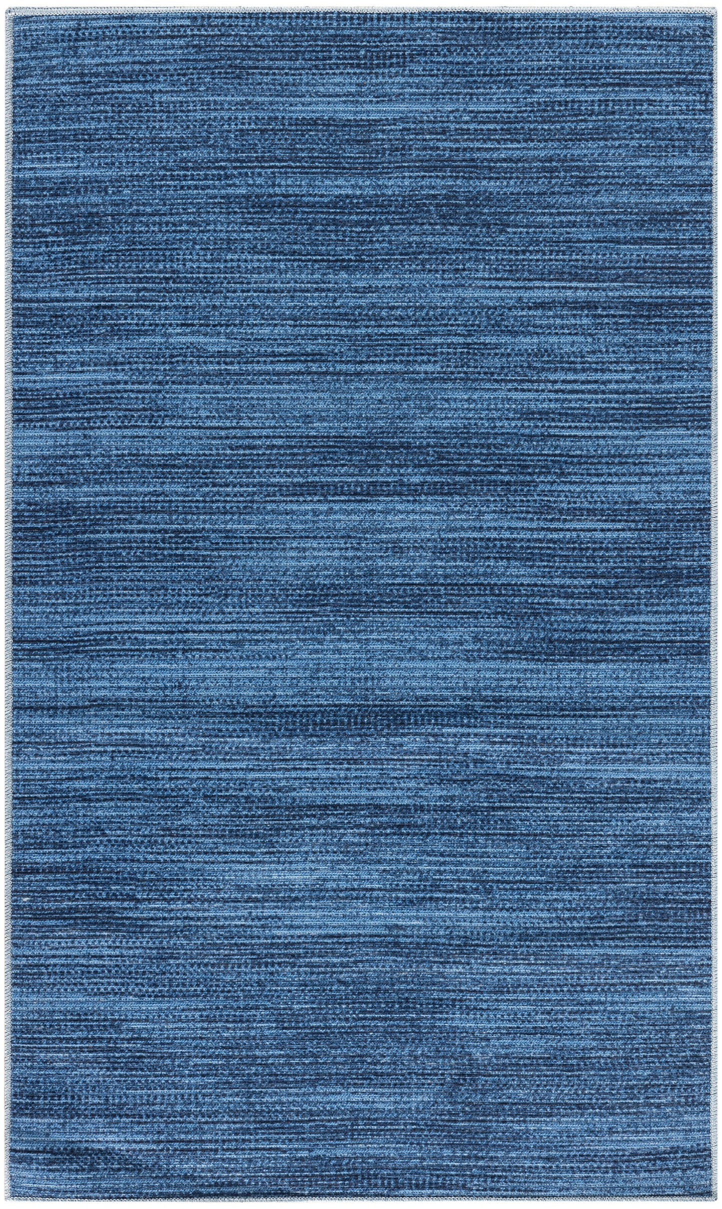Nourison Nourison Washables 3' x 5' Blue Modern Indoor Rug