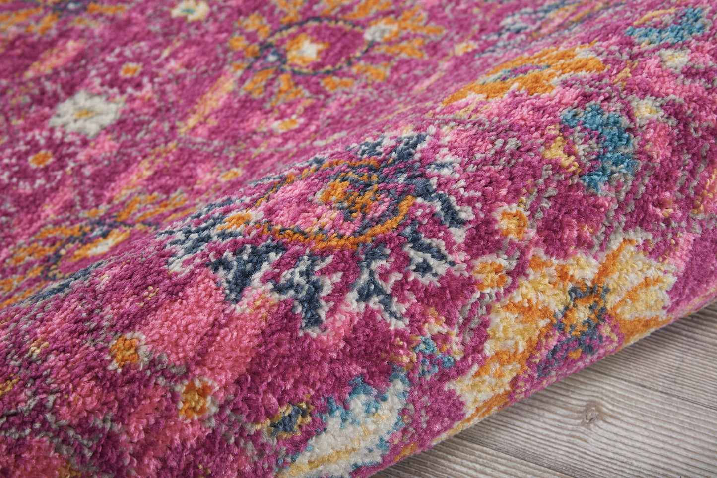 Nourison Passion 2'2" x 7'6" Fuchsia Bohemian Indoor Rug