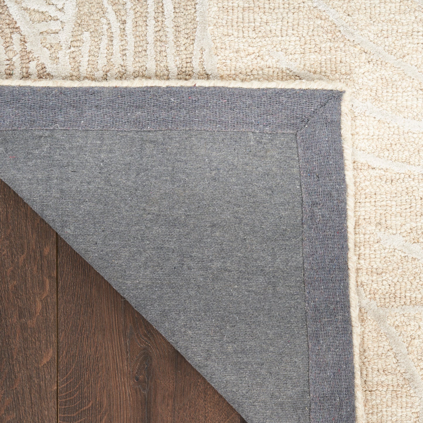 Nourison Avra 5'3" x 7'3" Taupe Modern Indoor Rug