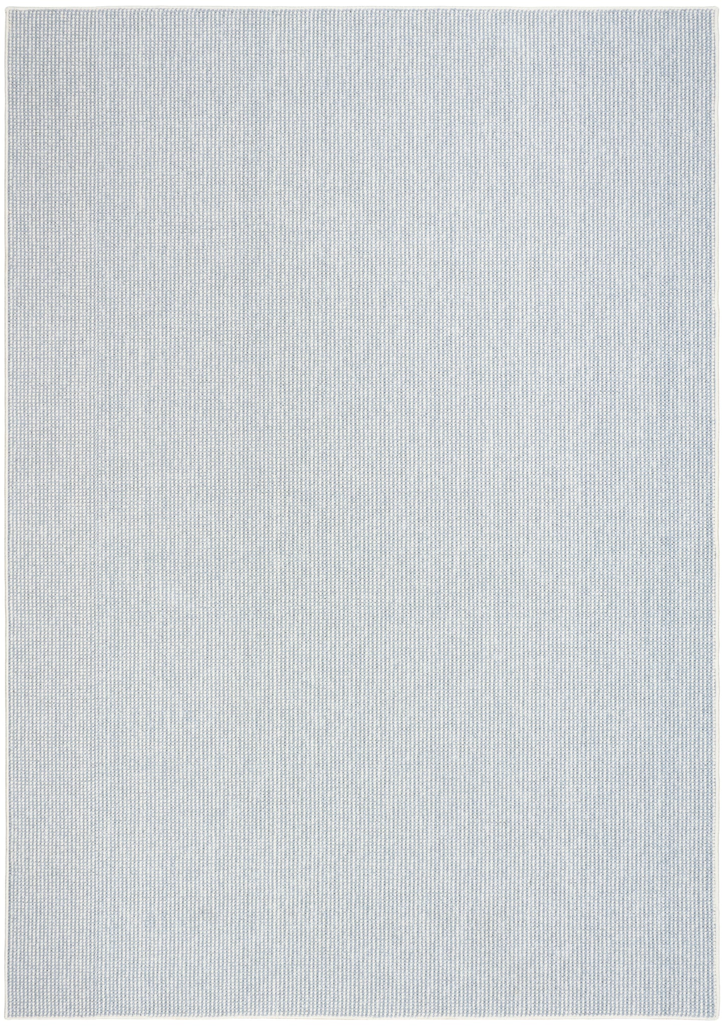 Nourison Natural Texture 3'11" x 5'11" Ivory Blue Farmhouse Indoor Rug