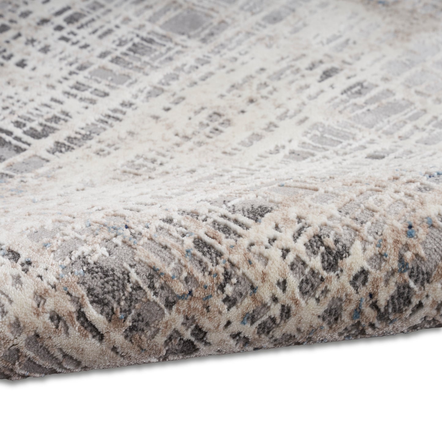 Calvin Klein CK022 Infinity 7'10" x 9'10" Blue Multicolor Modern Indoor Rug