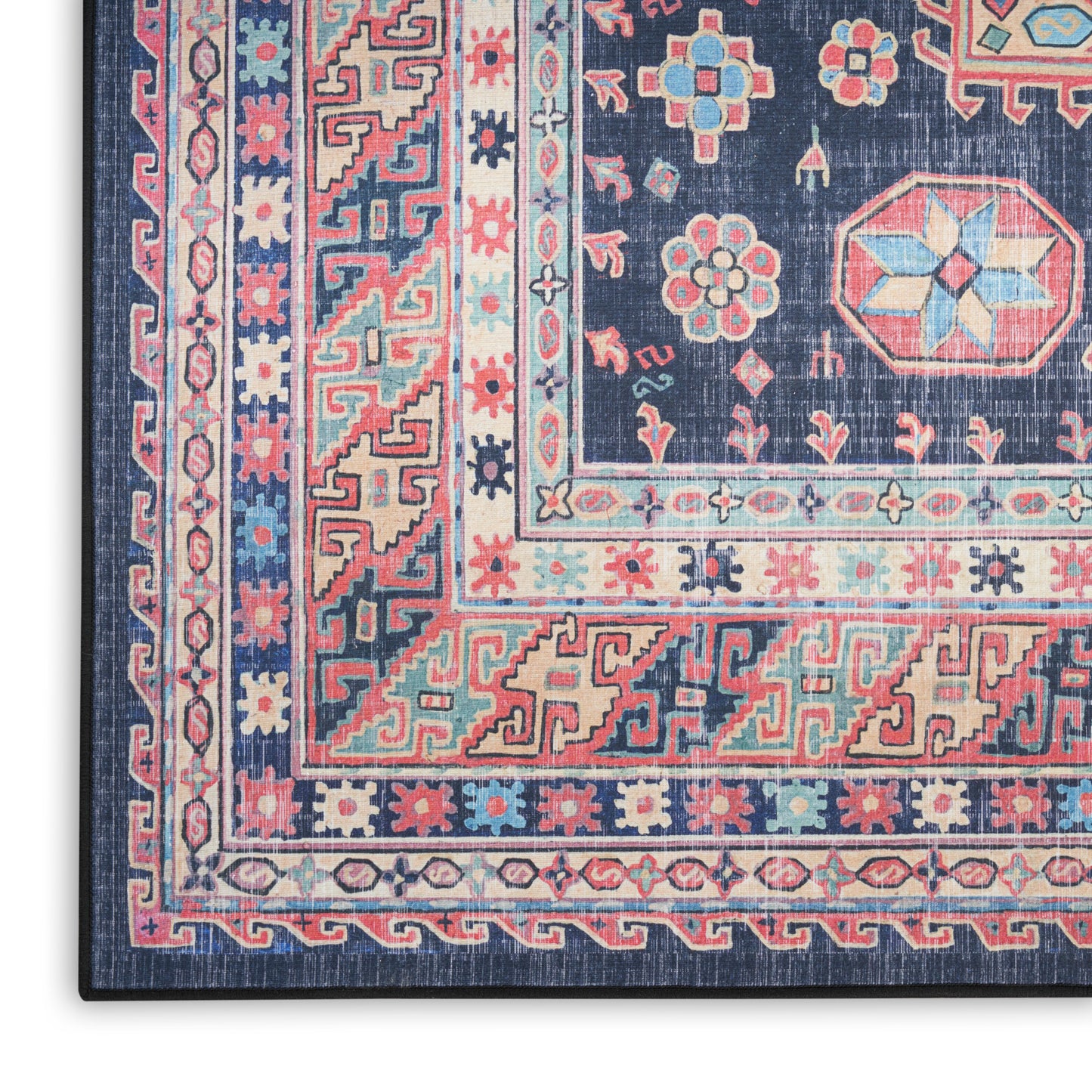 Nourison Vintage Home 6' x 9' Navy Bohemian Indoor Rug