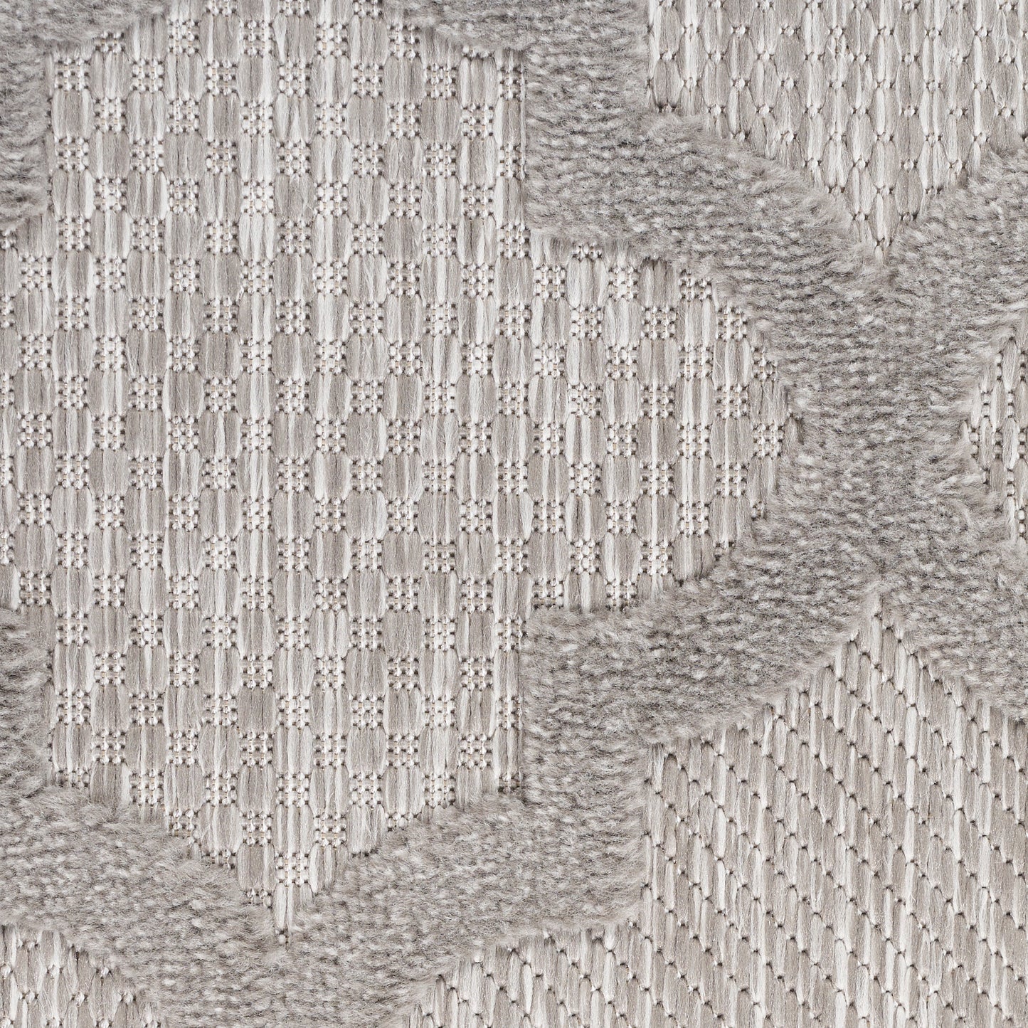 Nourison Easy Care 5' x 7' Silver Grey Modern Rug