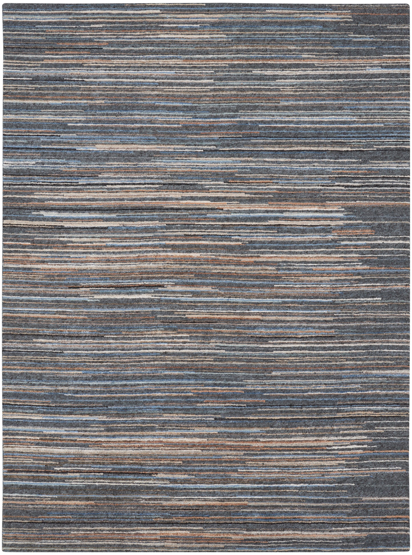 Nourison Plateau 9'9" x 13'9" Blue Modern Indoor Rug