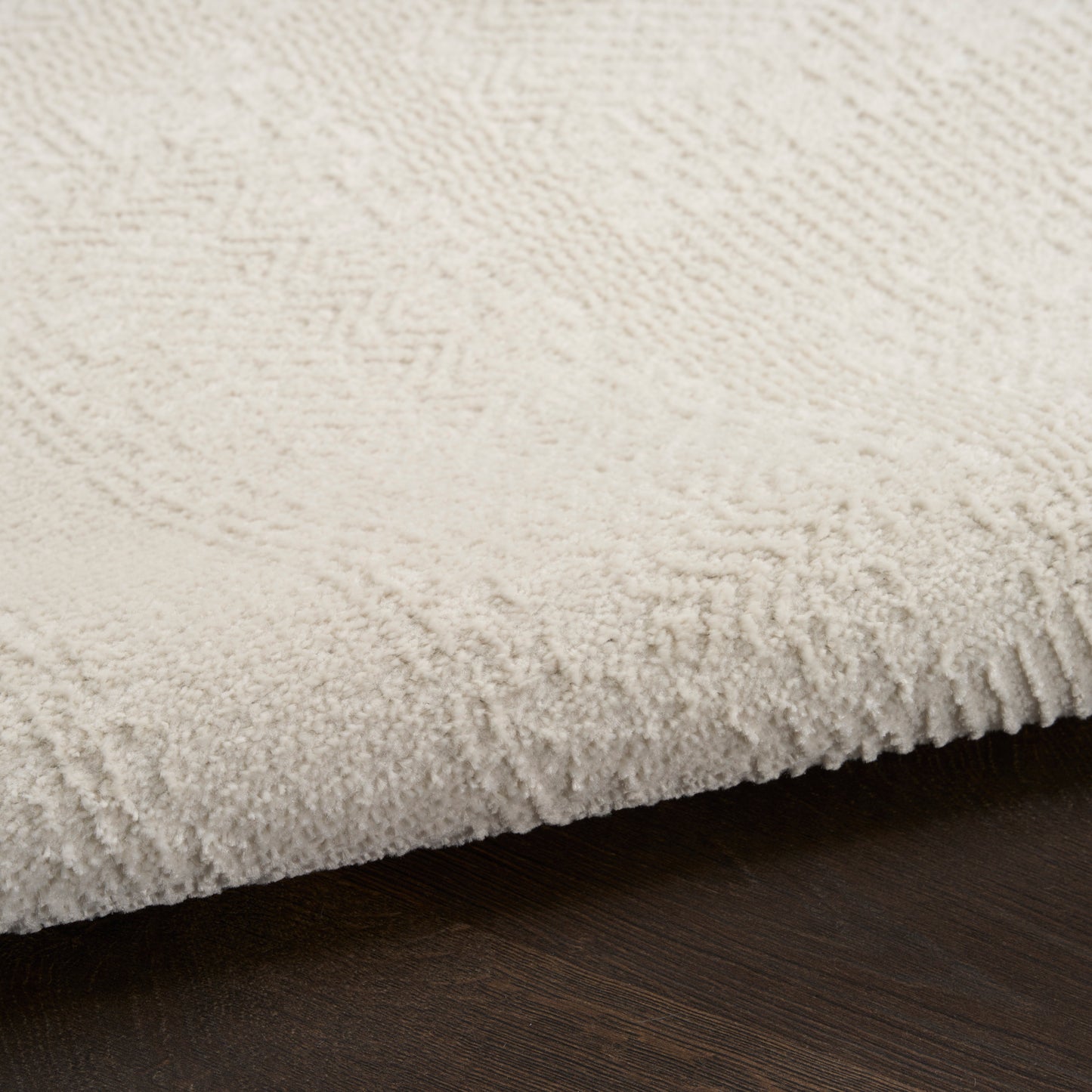 Nourison Nordic 2' x 6' Ivory Modern Indoor Rug