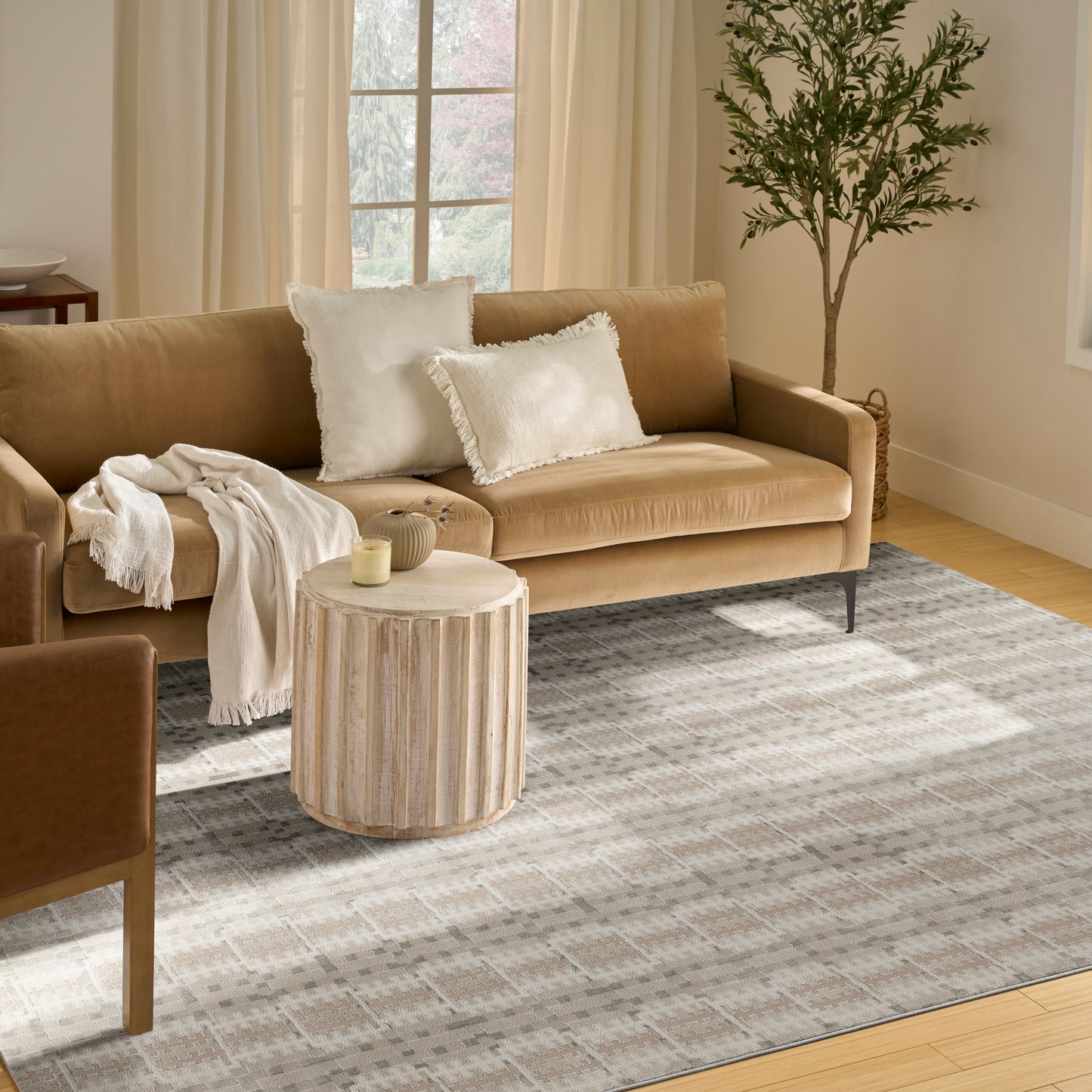 Nourison Nordic 8' x 10' Ivory Multicolor Modern Indoor Rug
