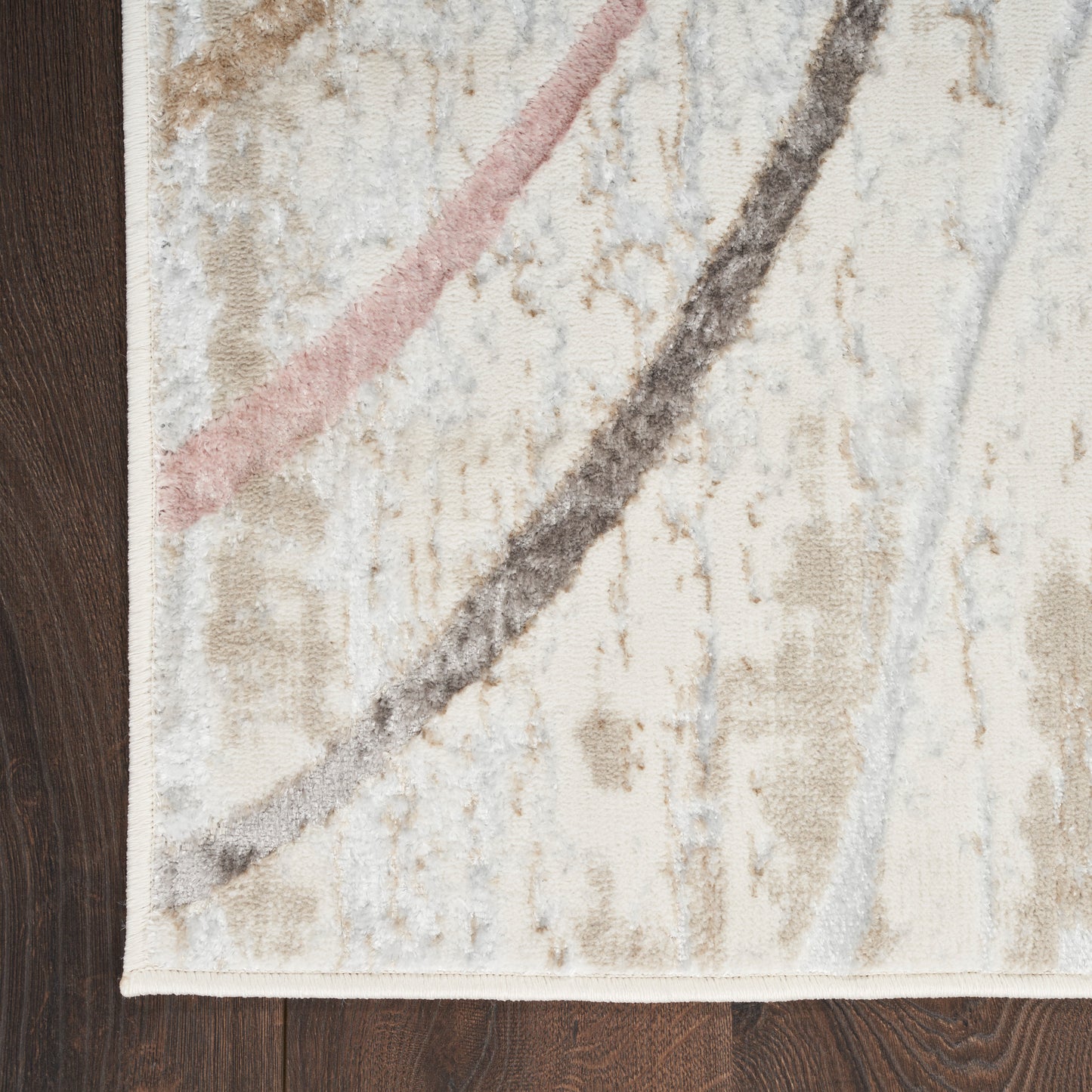Nourison Glitz 3'11" x 5'11" Ivory/Multi Modern Indoor Rug