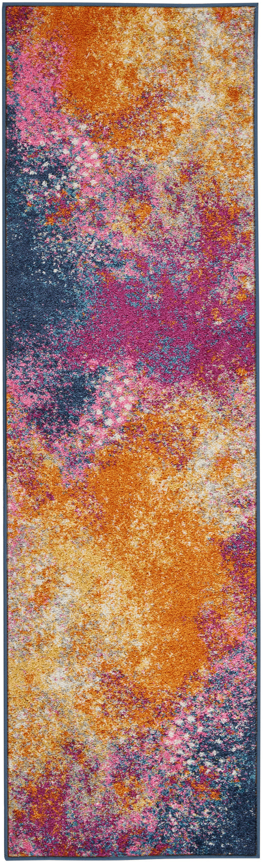 Nourison Passion 2'2" x 7'6" Sunburst Modern Indoor Rug