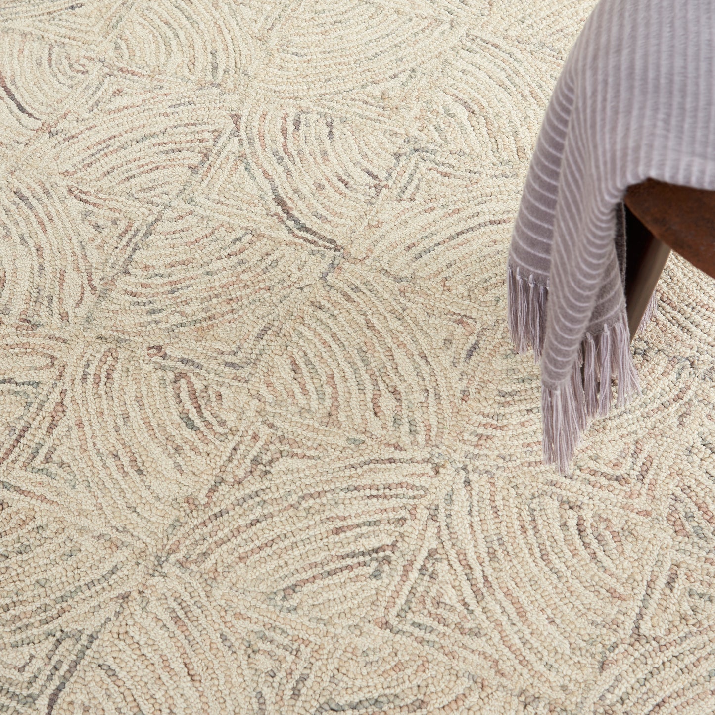 Nourison Interlock 8' x 10'6" Ivory/Multi Modern Indoor Rug
