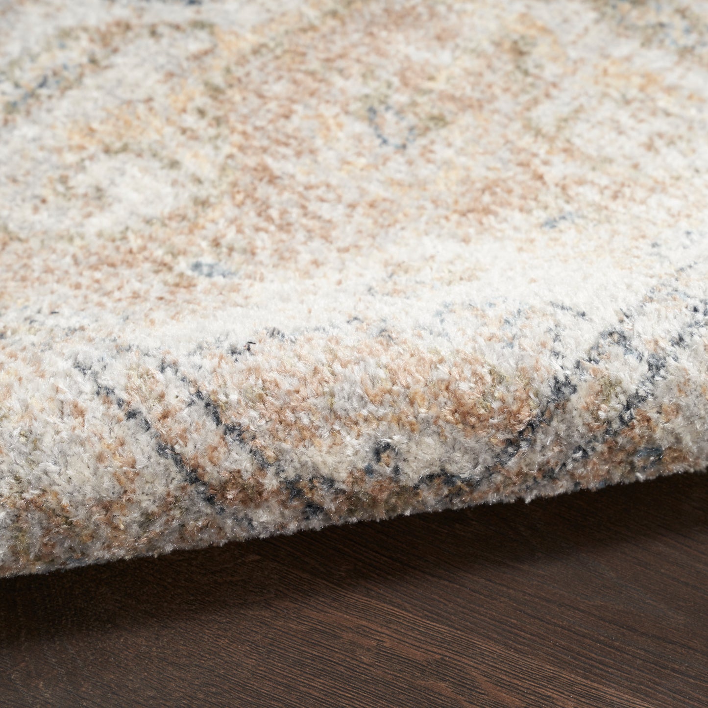 Nourison Astra Machine Washable 9' x 12' Beige Vintage Indoor Rug