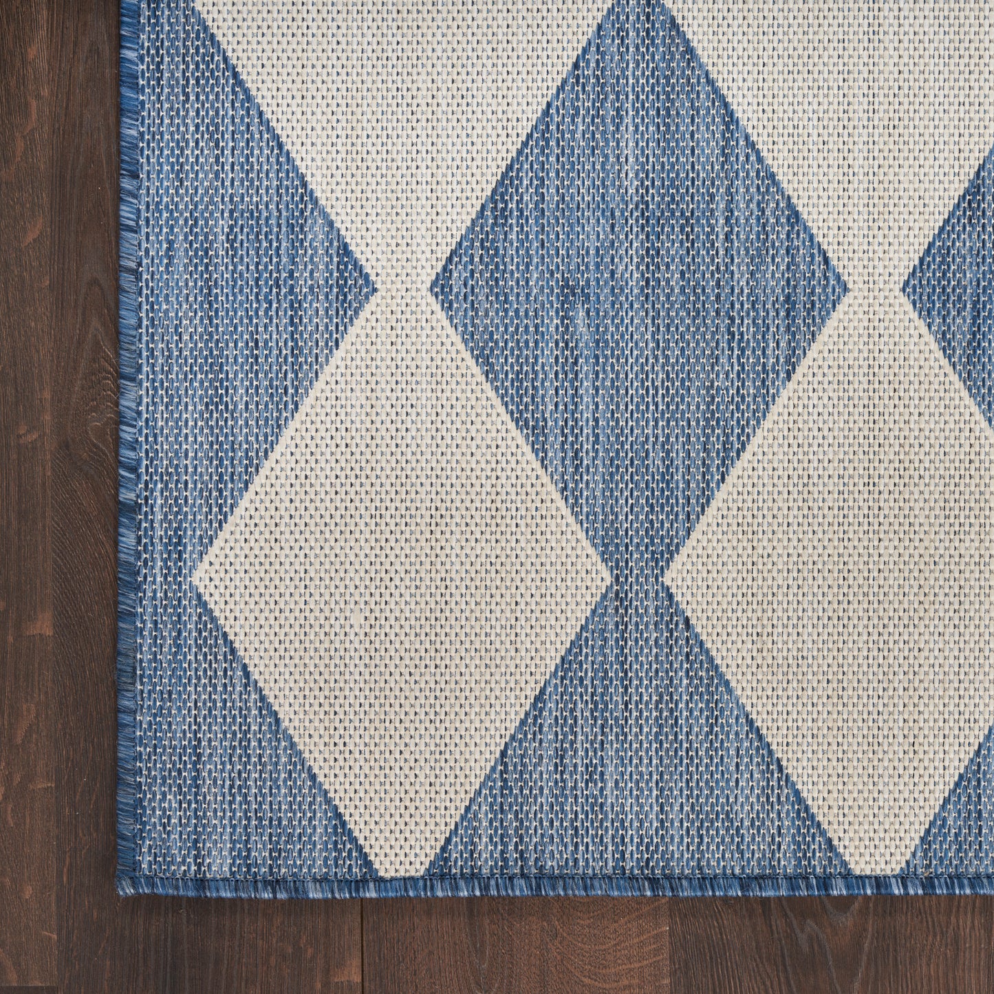 Nourison Positano 4' x 6' Navy Blue Modern Rug
