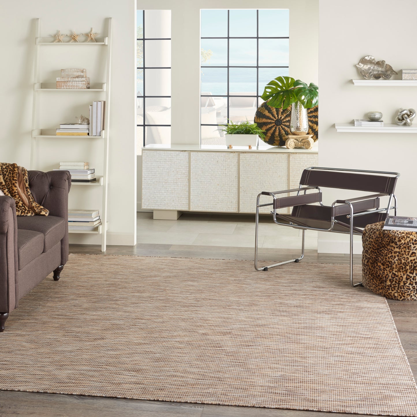 Nourison Positano 8' x 10' Beige Modern Rug