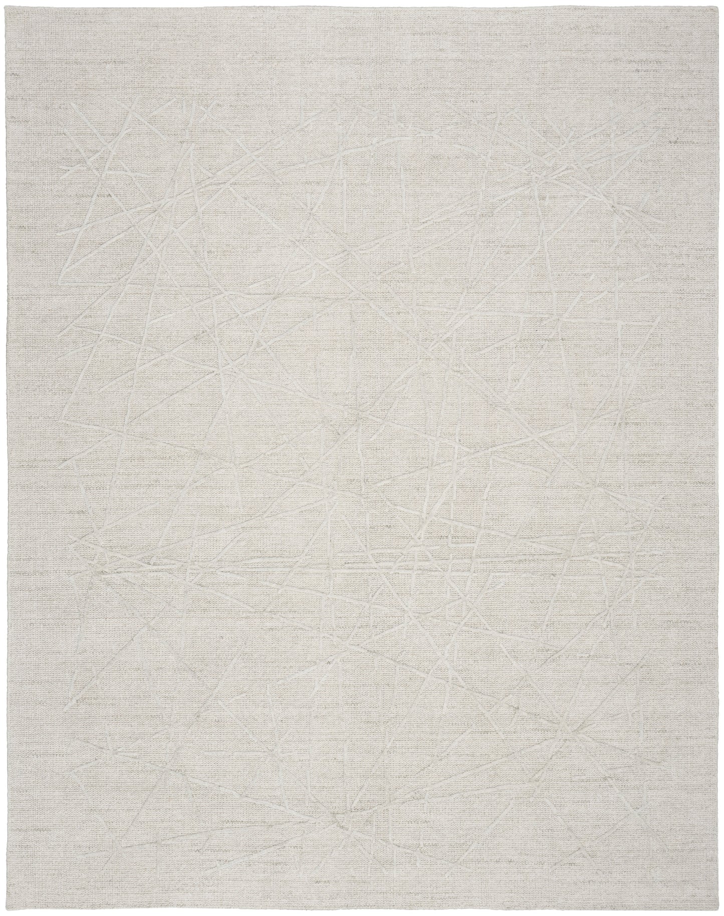 Calvin Klein CK044 Wander 7'9" x 9'9" Ivory Grey Modern Indoor Rug