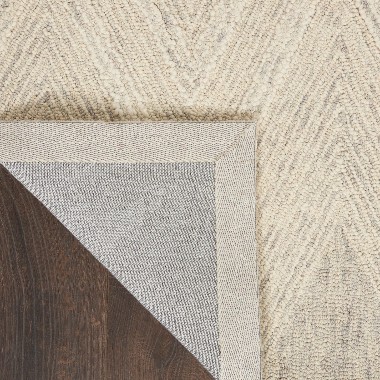 Nourison Interlock 8' x 10'6" Ivory/Grey Modern Indoor Rug