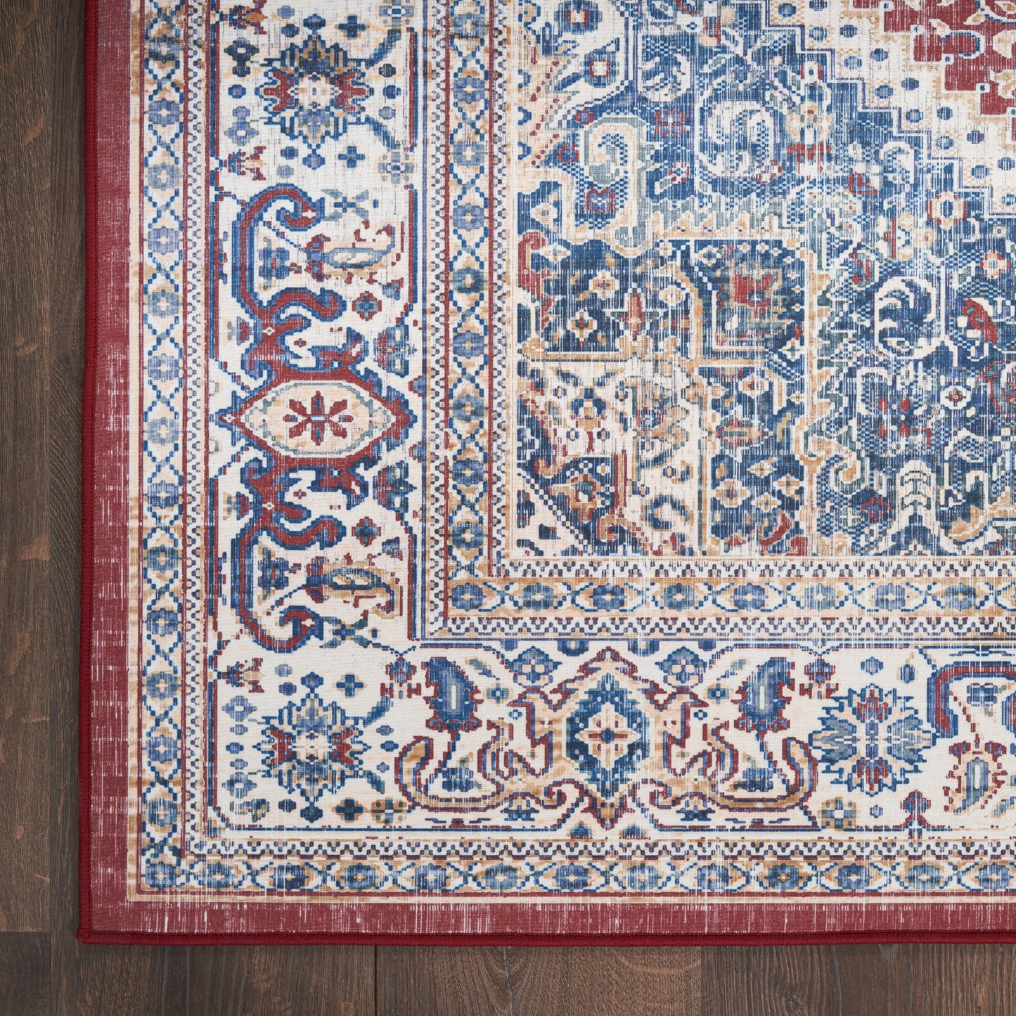 Nourison Vintage Home 6' x 9' Red Blue Bohemian Indoor Rug