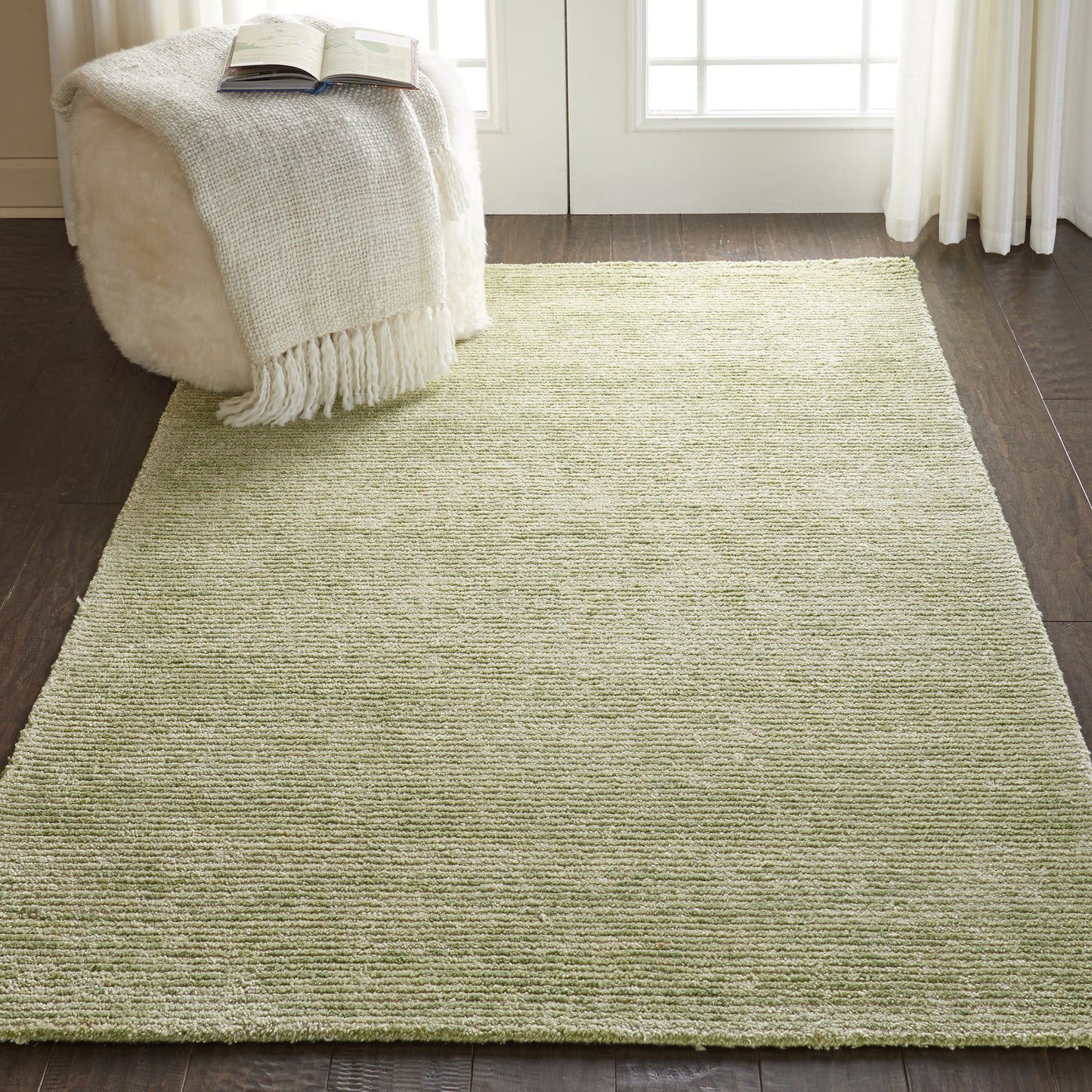 Nourison Weston 5'3" x 7'5" Citron Modern Indoor Rug