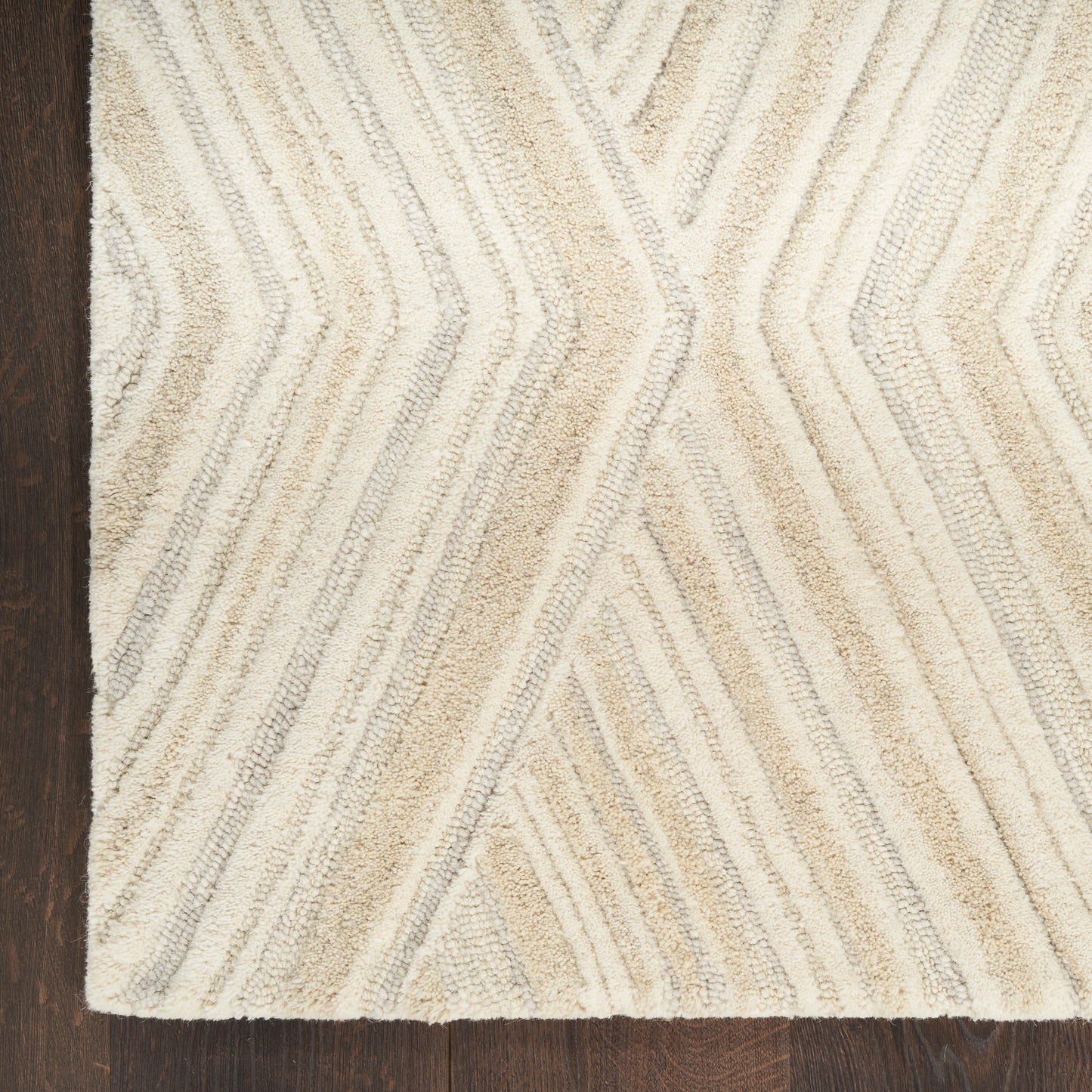Nourison Graceful 8'6" x 11'6" Ivory Modern Indoor Rug