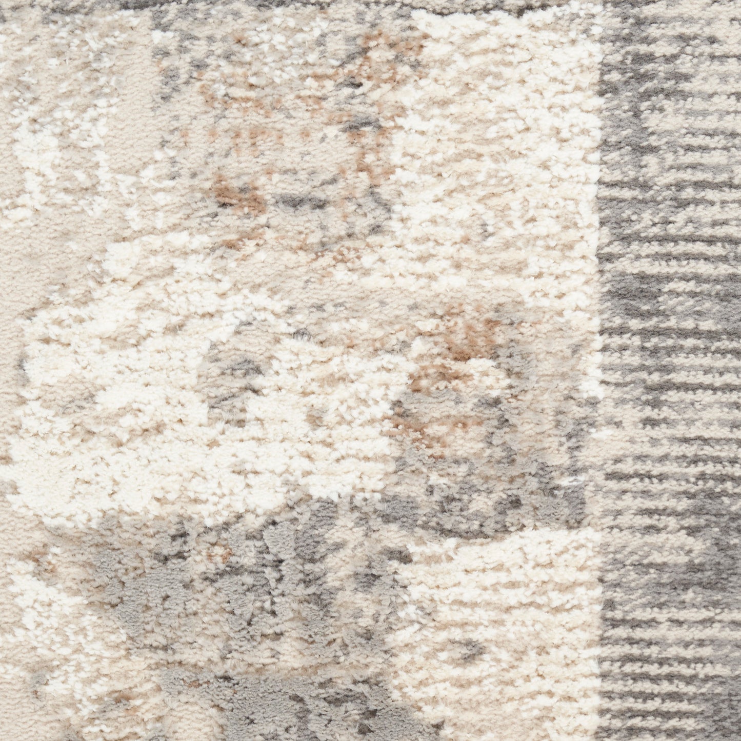 Nourison Sustainable Trends 5'3" x 7'3" Ivory Multicolor Modern Indoor Rug