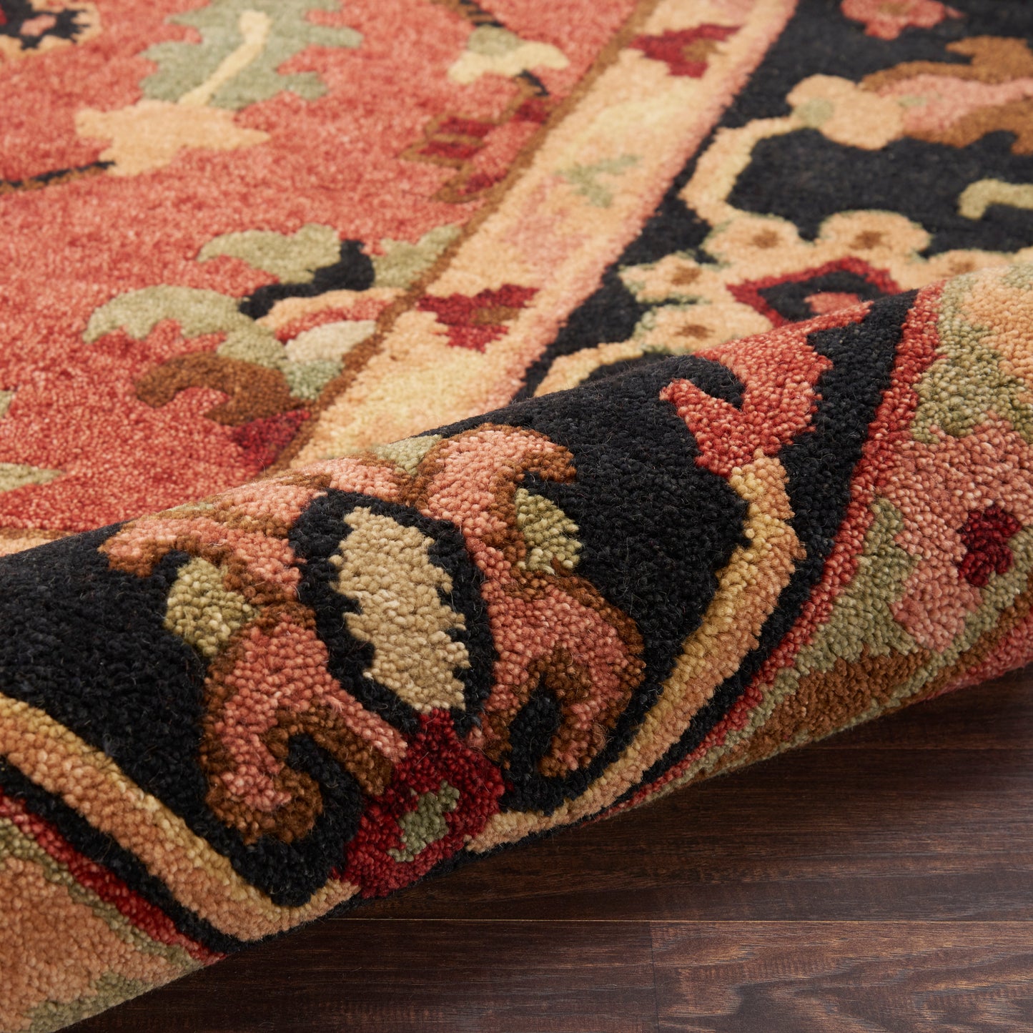 Nourison Tahoe 7'9" x 9'9" Rust Traditional Indoor Rug