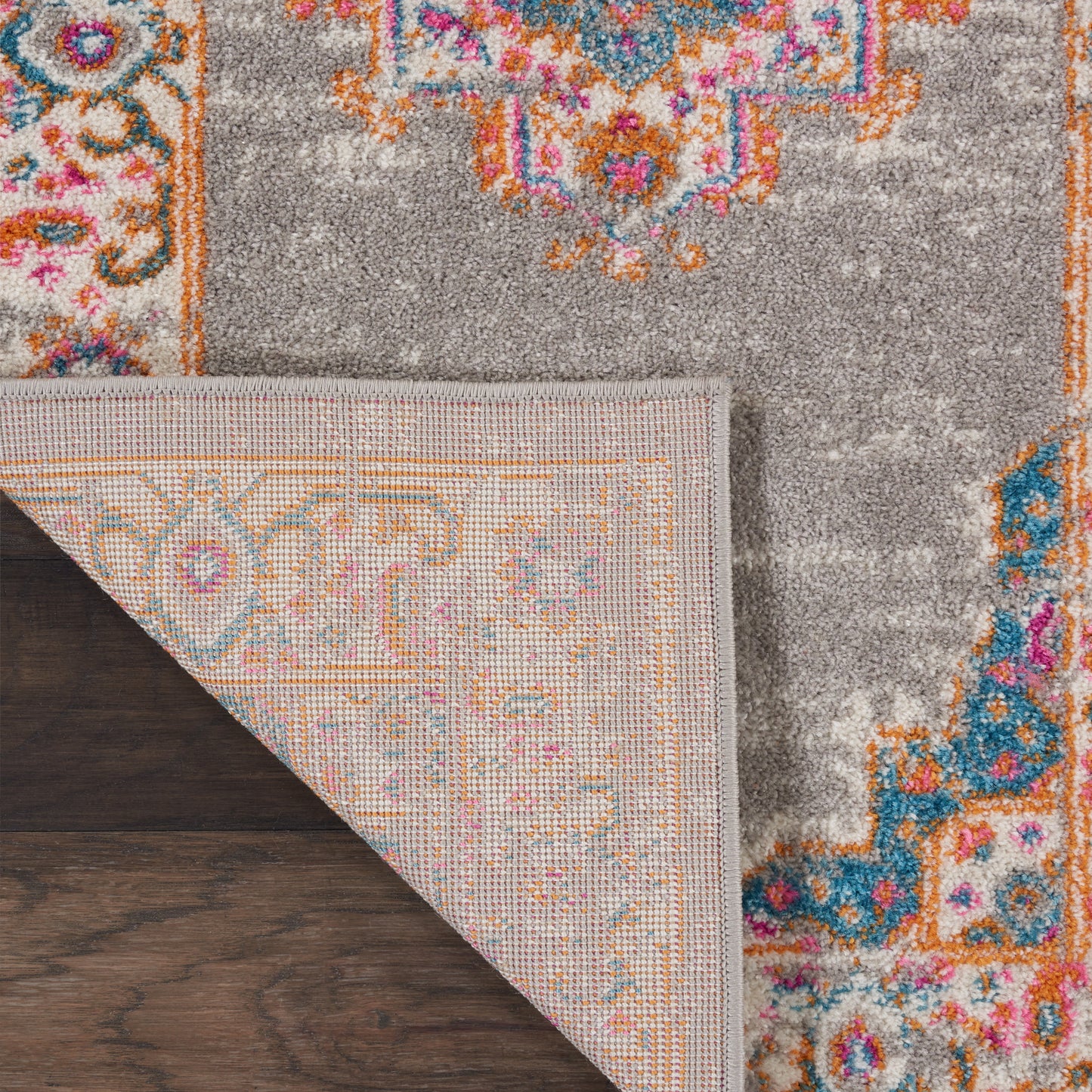Nourison Passion 1'10" x 2'10" Grey Bohemian Indoor Rug