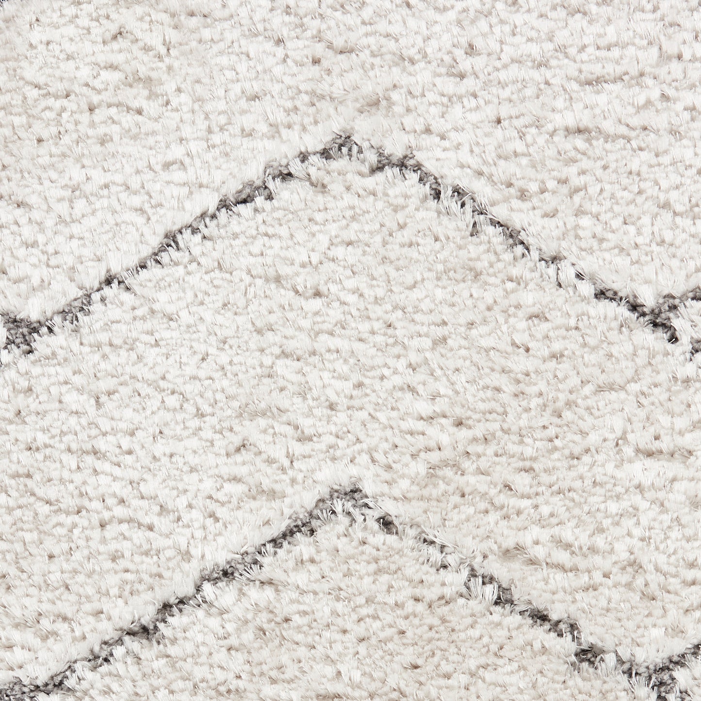 Nourison Dreamy Shag 7'10" x 9'10" Ivory Grey Shag Indoor Rug
