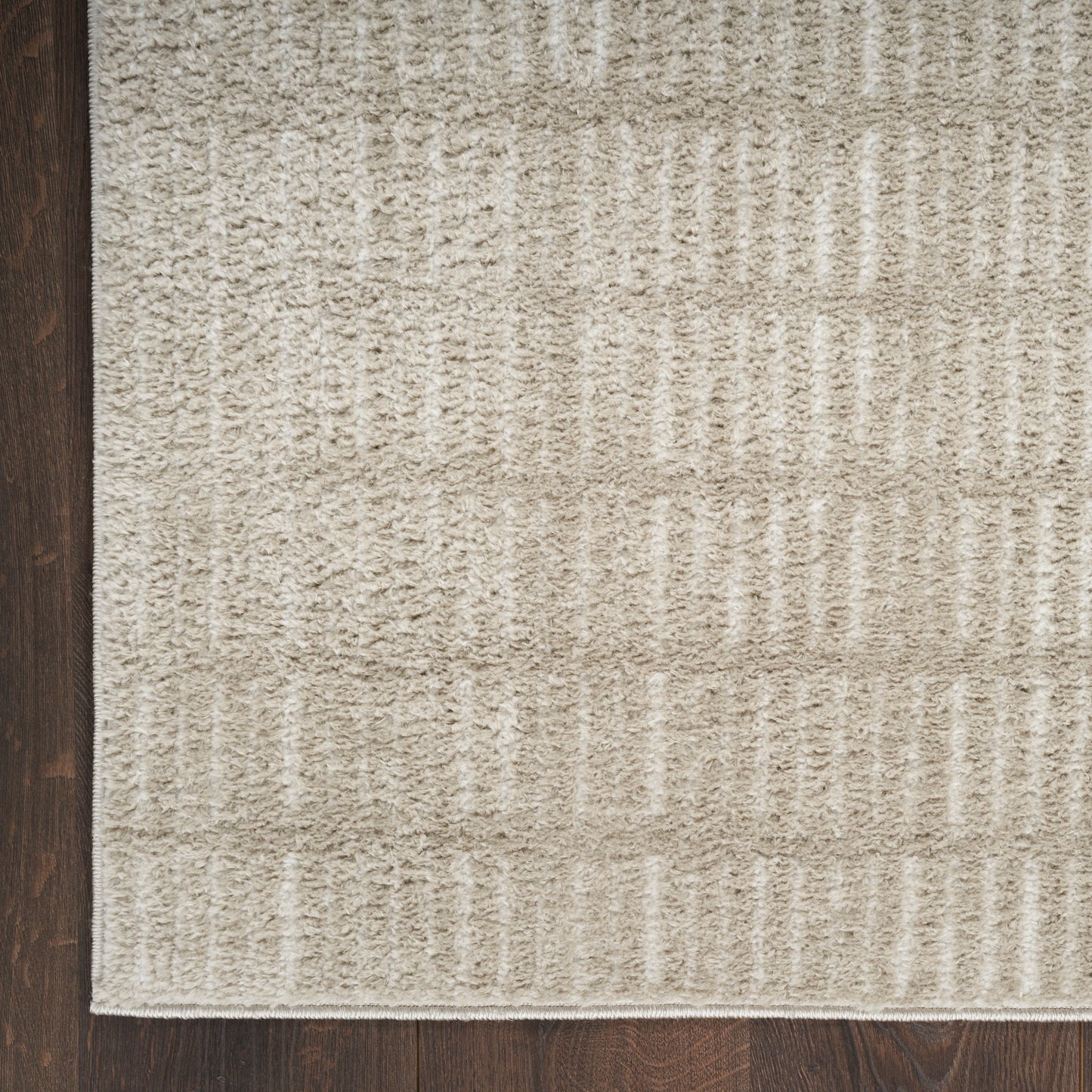 Nourison Modern Comfort 3'11" x 5'11" Grey Ivory Scandinavian Indoor Rug