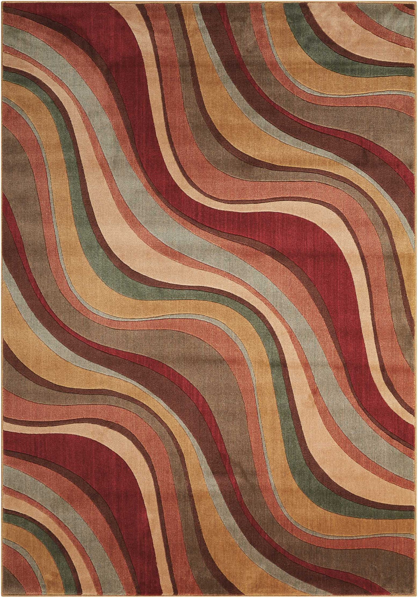 Nourison Somerset 2' x 2'9" Multicolor Modern Indoor Rug