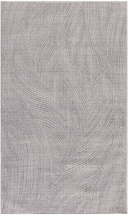 Nourison Nourison Washables 3' x 5' Ivory Grey Modern Indoor Rug
