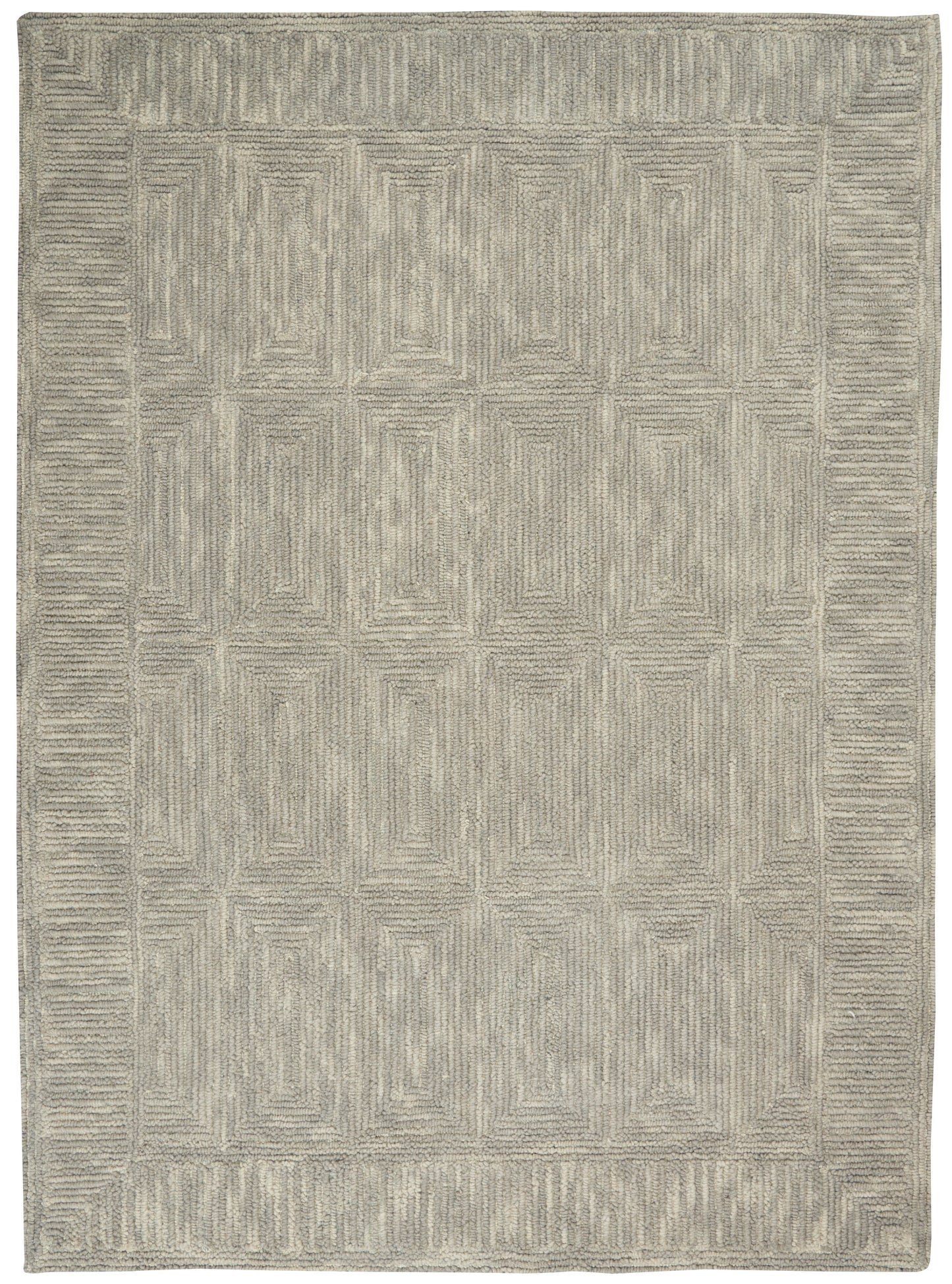 Nourison Colorado 5'3" x 7'3" Grey Modern Indoor Rug