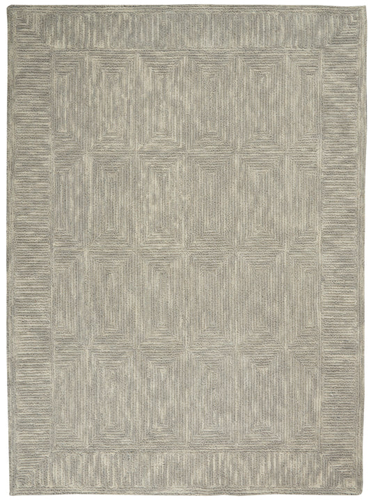 Nourison Colorado 5'3" x 7'3" Grey Modern Indoor Rug