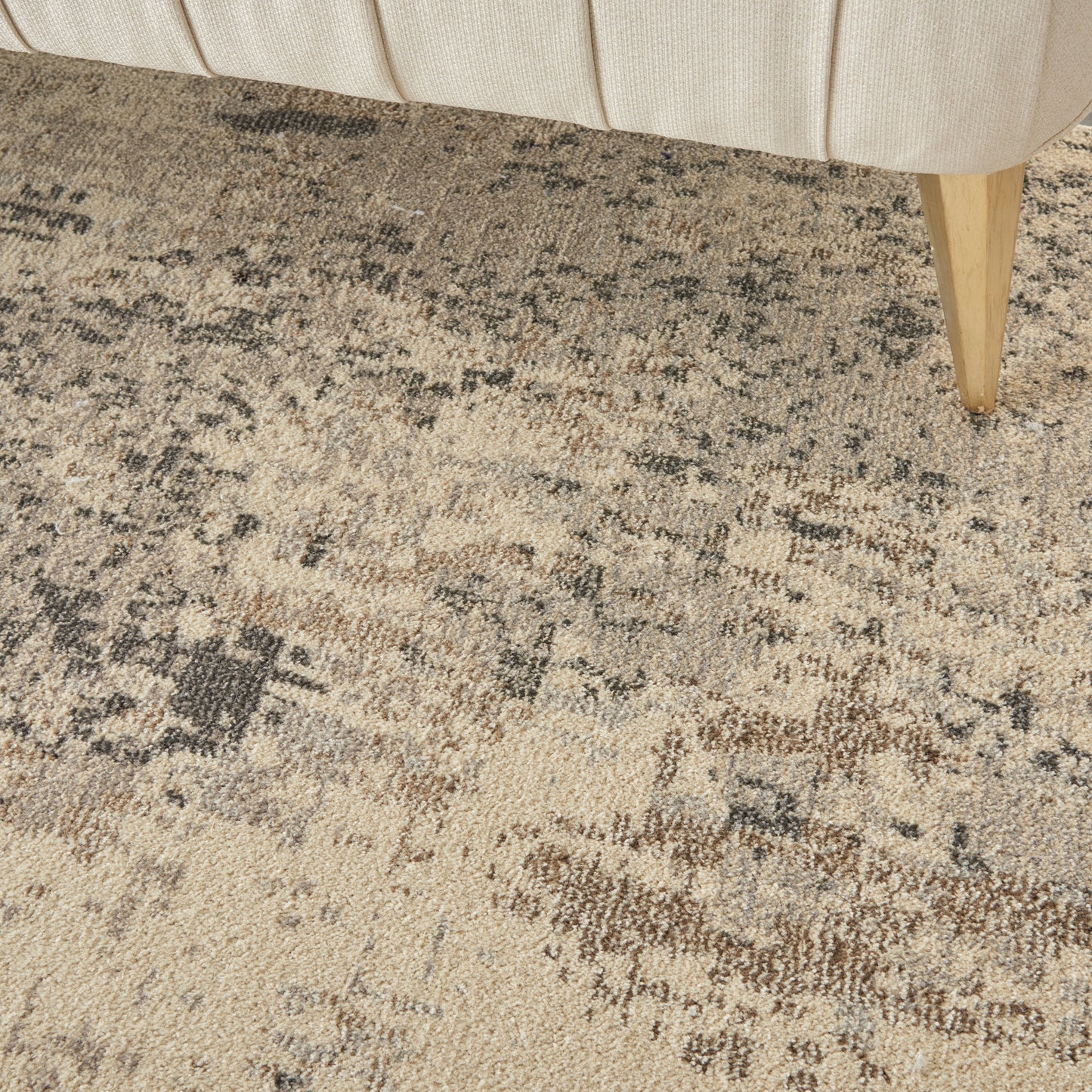 Nourison Celestial 7'10" x 10'6" Ivory/Grey Modern Indoor Rug