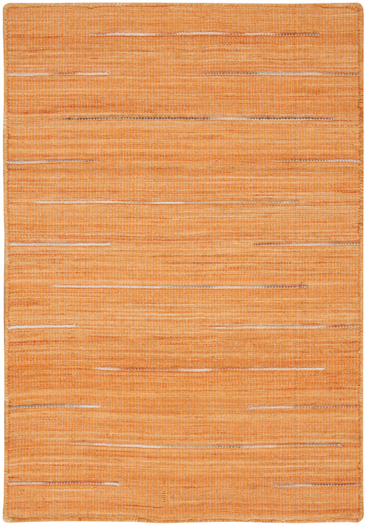 Nourison Interweave 2' x 3' Orange Modern Indoor Rug