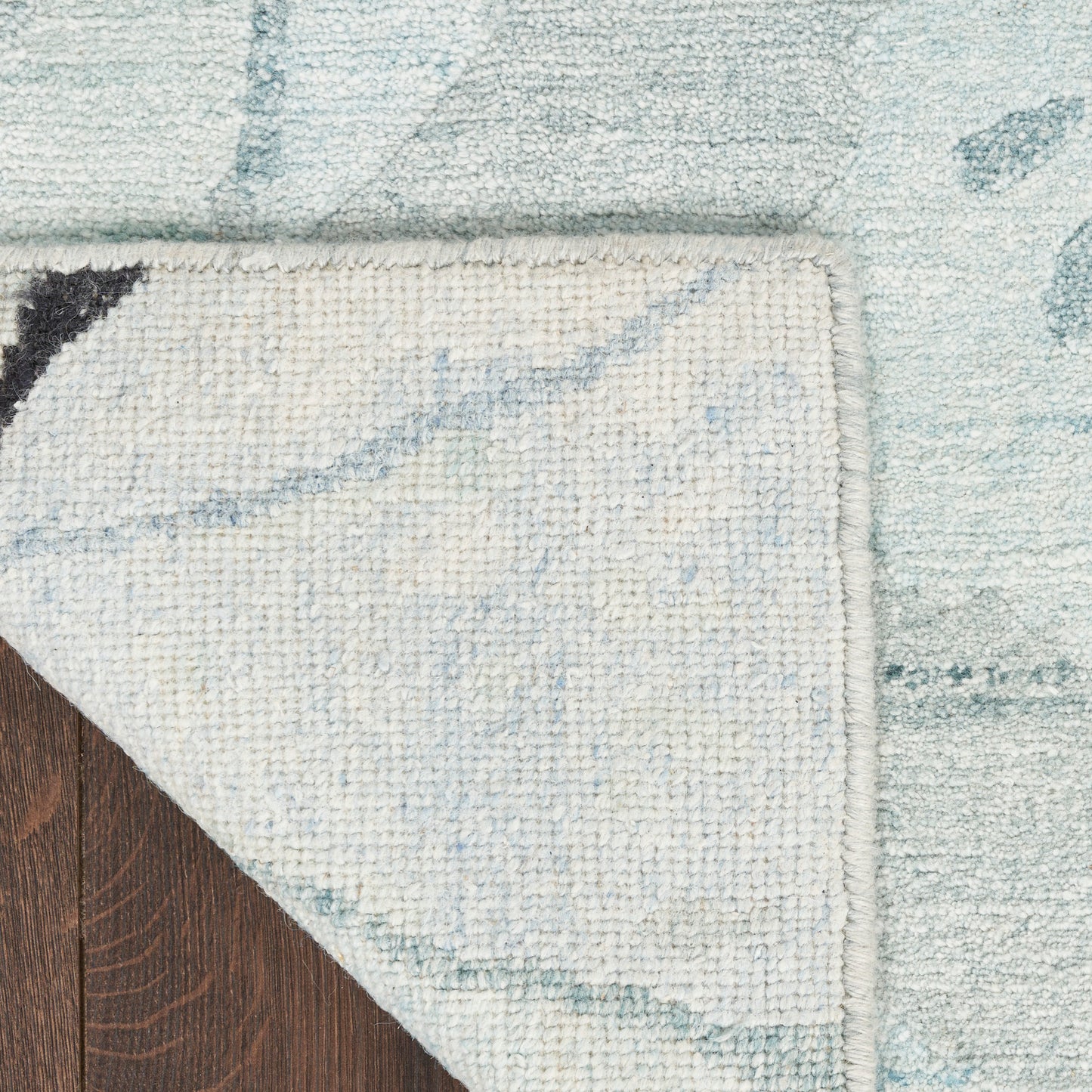 Nourison Silk Shadows 8'6" x 11'6" Blue Pink Modern Indoor Rug