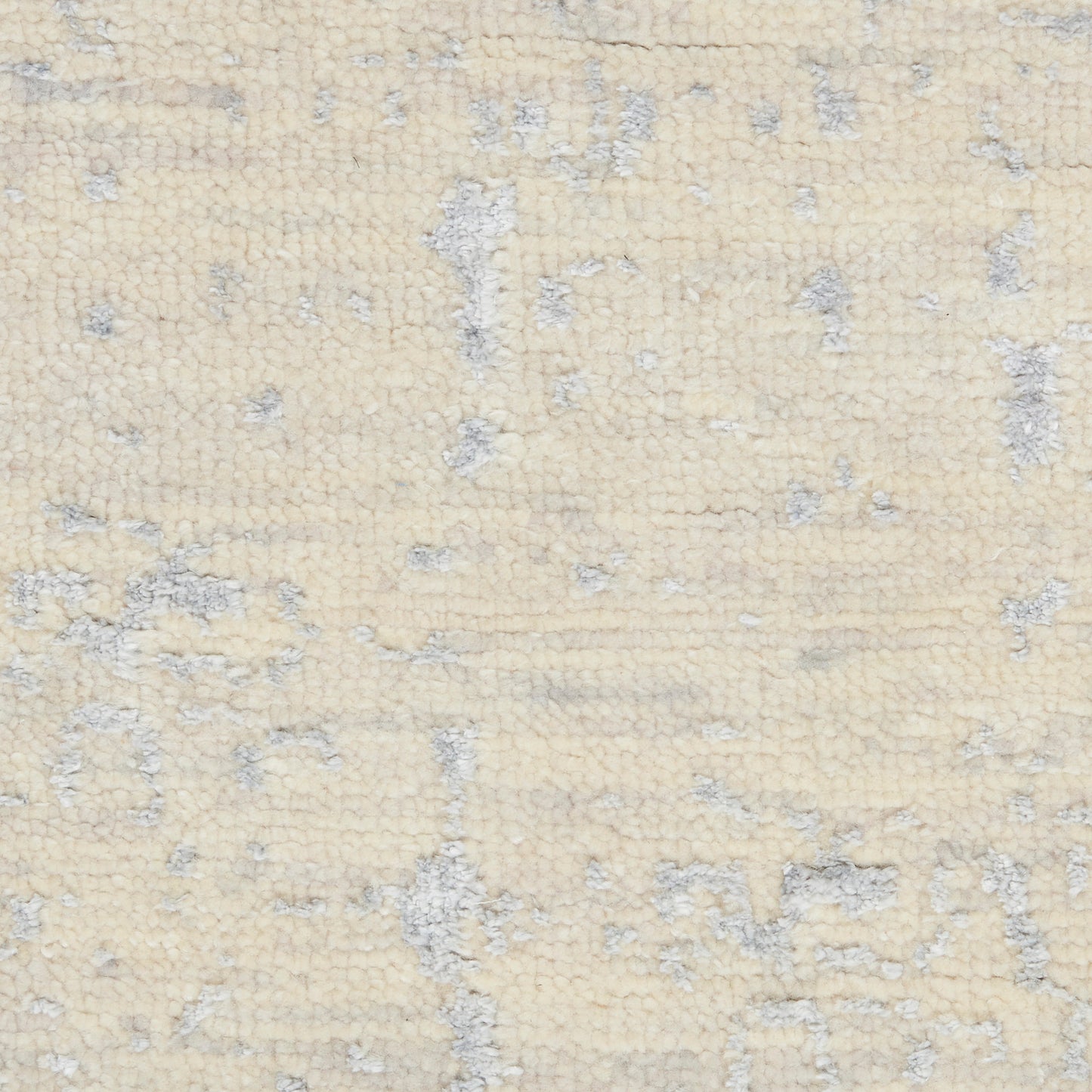 Nourison Luna 7'9" x 9'9" Ivory Silver Blue Modern Indoor Rug