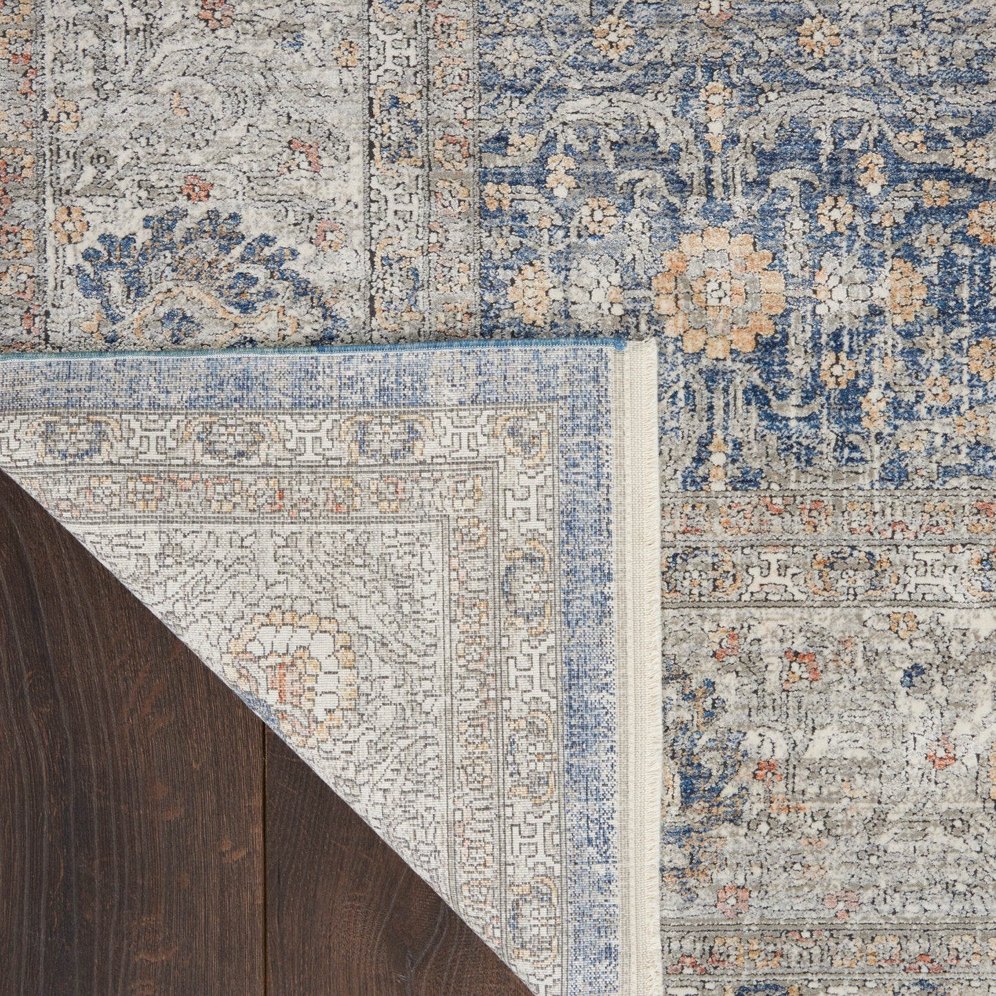 Nourison Starry Nights 9'10" x 12'6" Light Blue Vintage Indoor Rug
