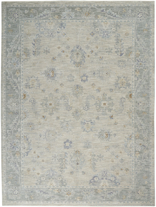 Nourison Infinite 9'3" x 12'7" Lt Grey Vintage Indoor Rug